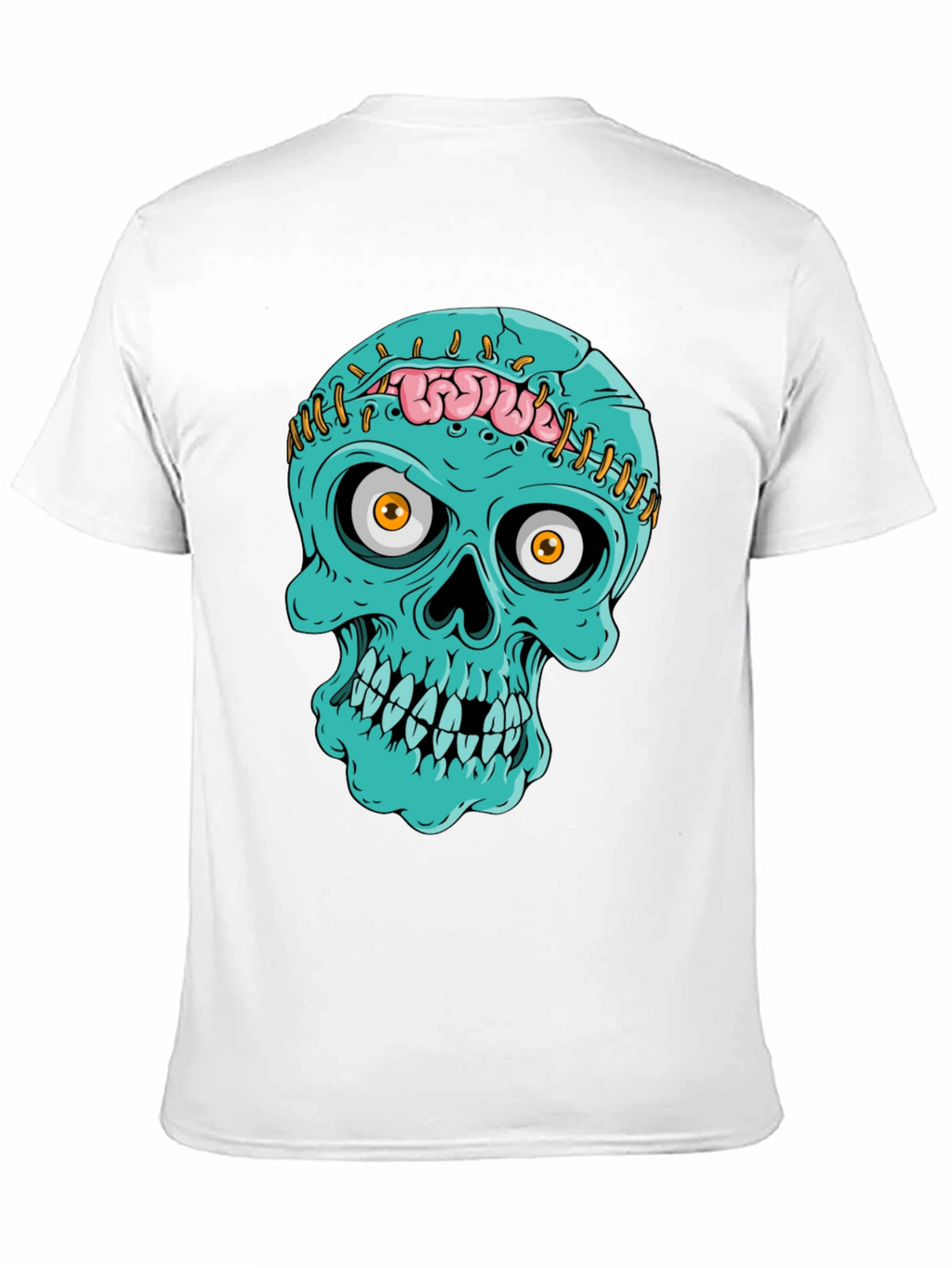 Zombie Skull T-Shirt - Unique Halloween Design