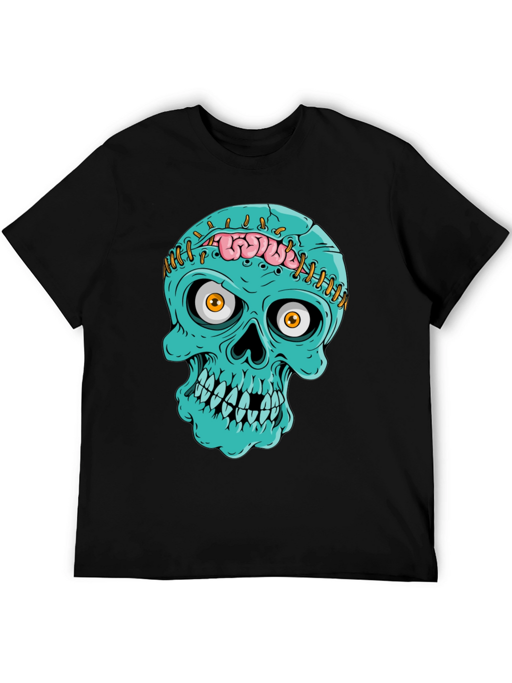 Zombie Skull T-Shirt - Unique Halloween Design