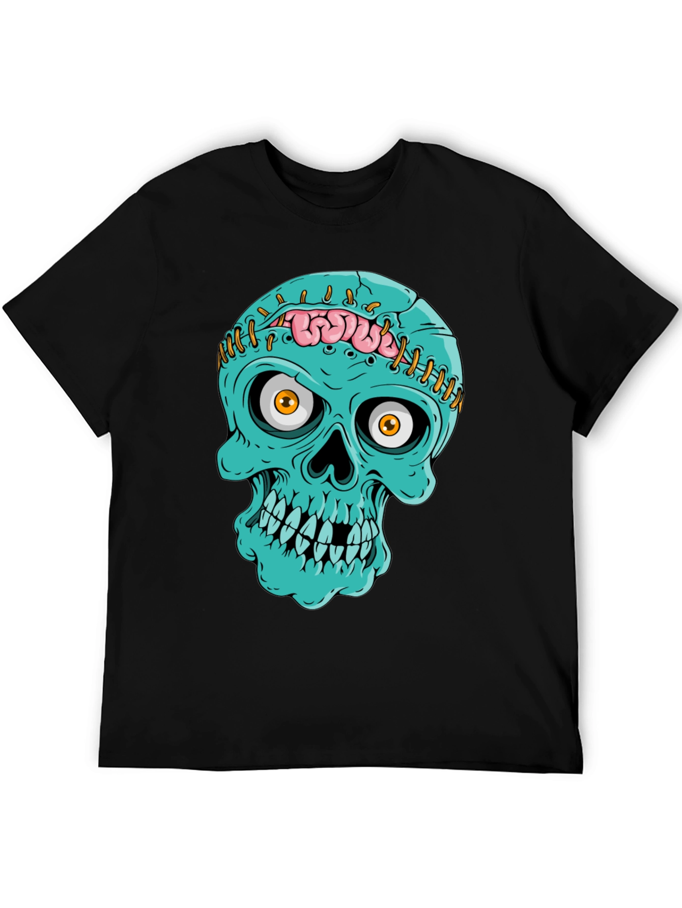 Zombie Skull T-Shirt - Unique Halloween Design