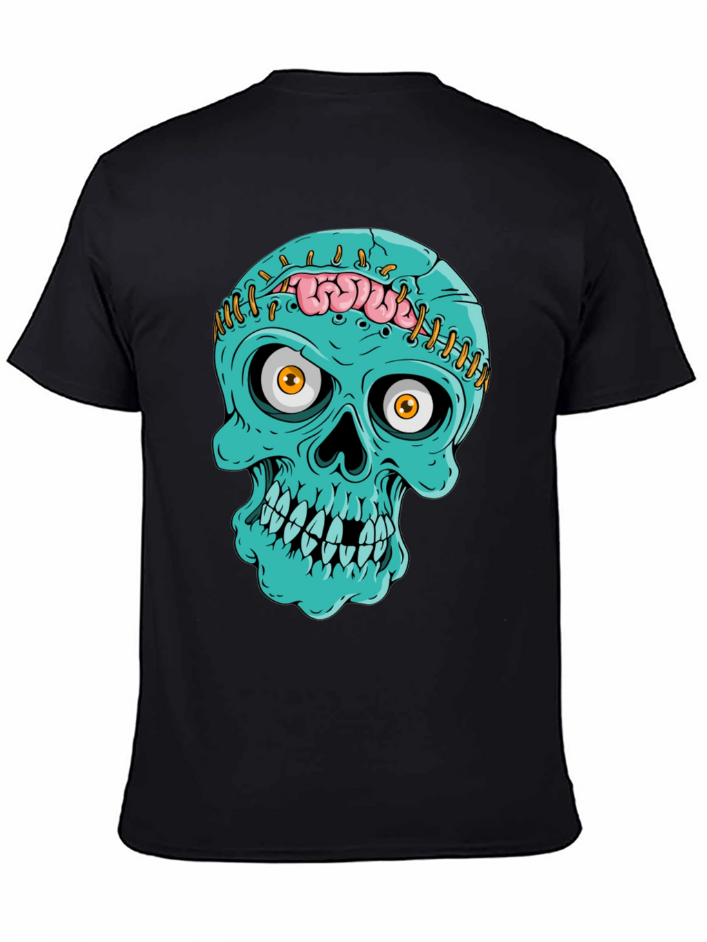 Zombie Skull T-Shirt - Unique Halloween Design