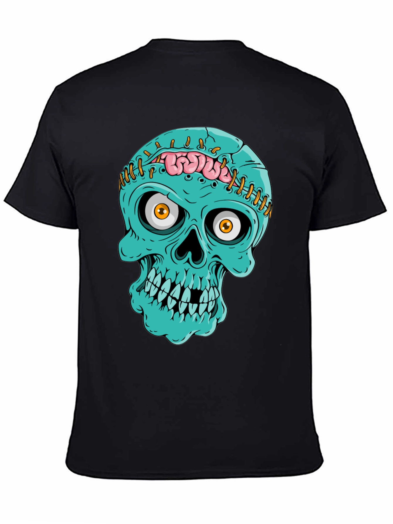 Zombie Skull T-Shirt - Unique Halloween Design