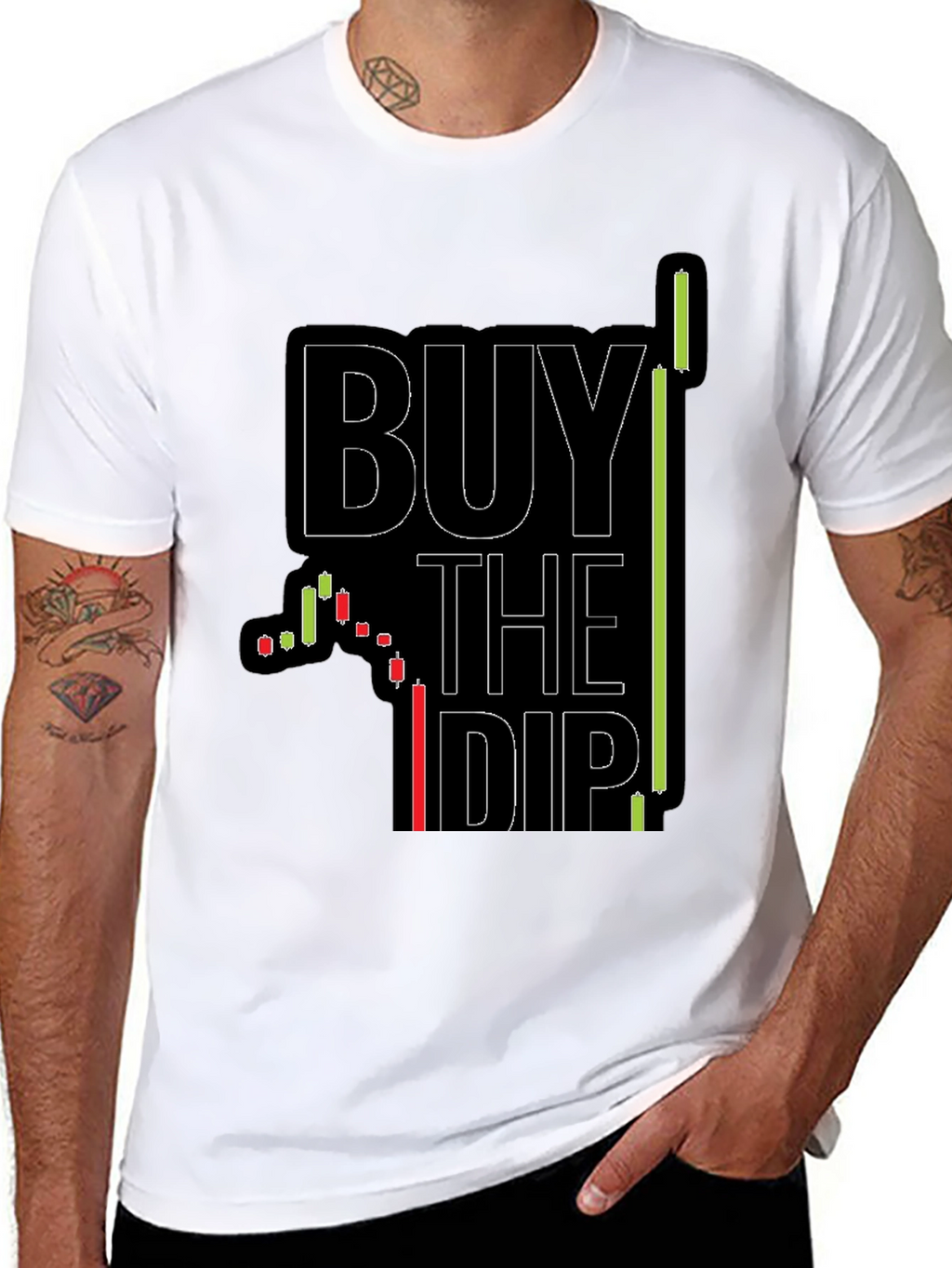 Buy The Dip Stock Market T-Shirt
