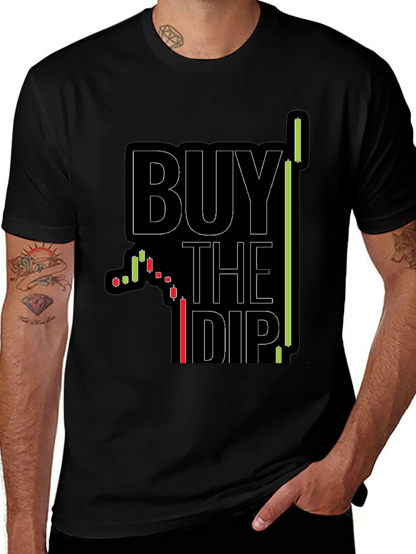 Buy The Dip Stock Market T-Shirt