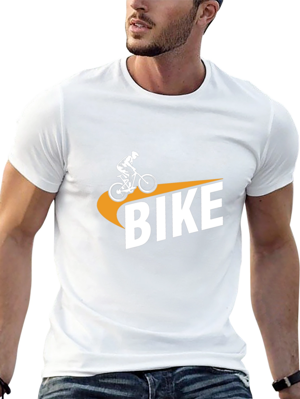 Black Bike Graphic Tee - Ride in Style!