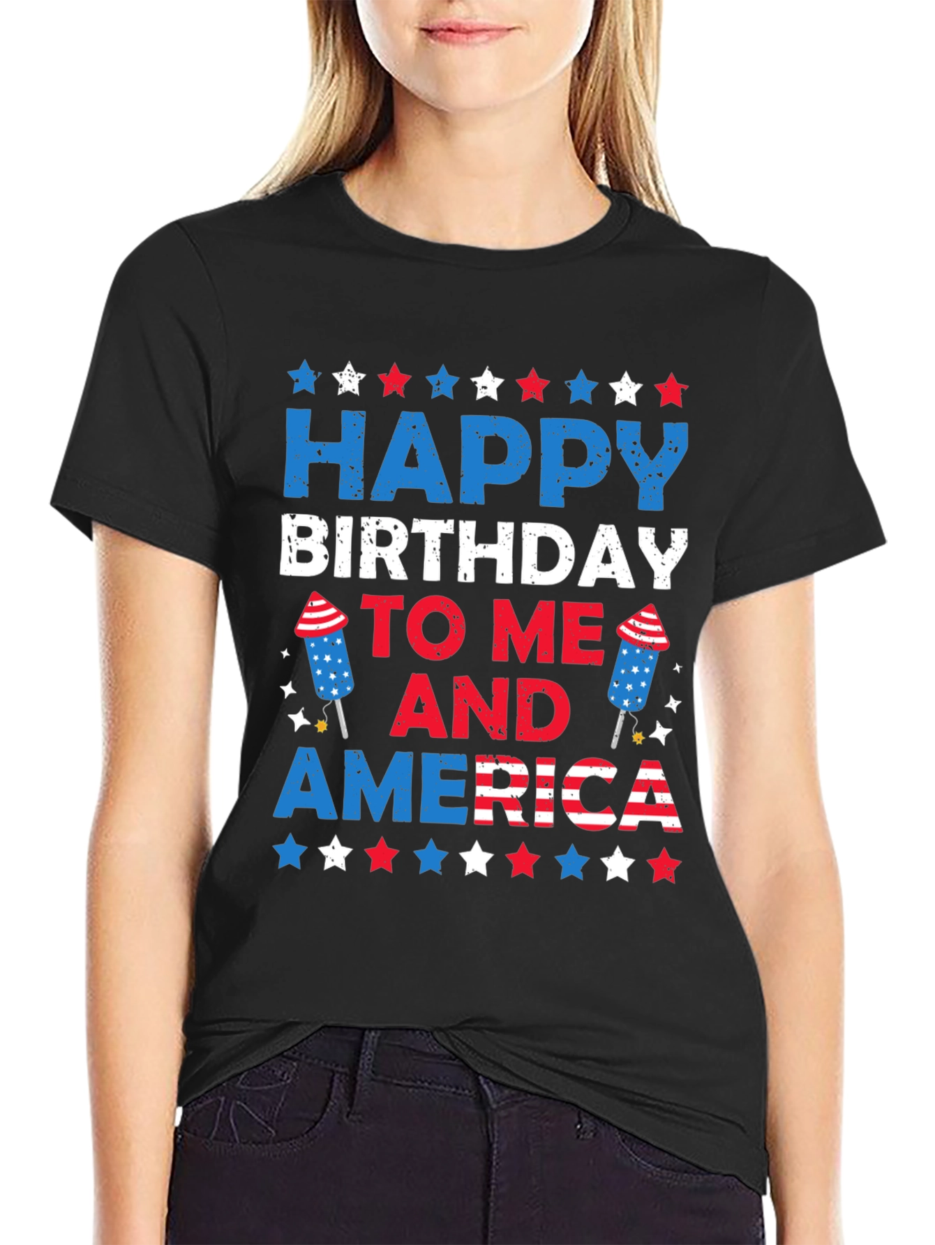Happy Birthday to Me and America T-Shirt