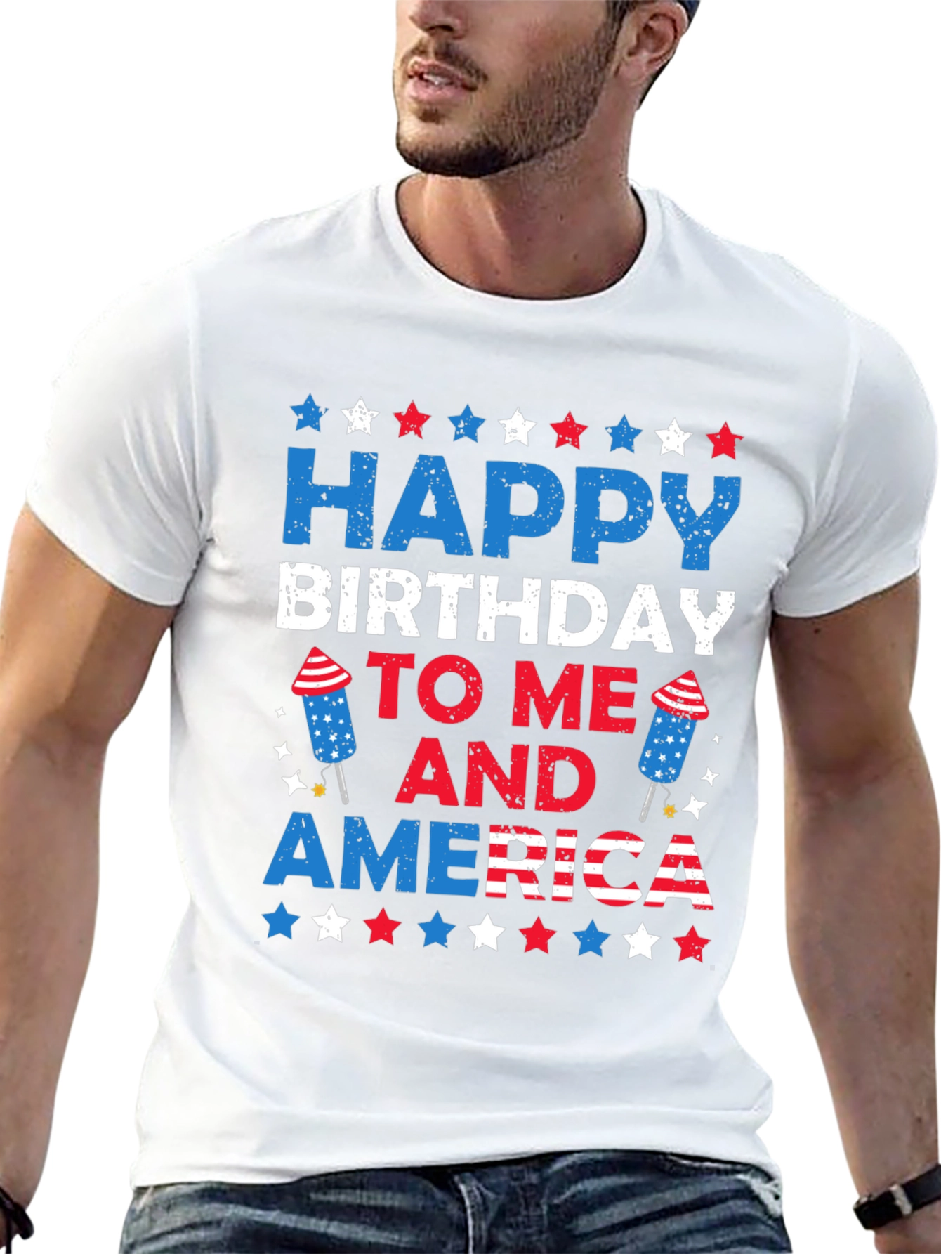 Happy Birthday to Me and America T-Shirt