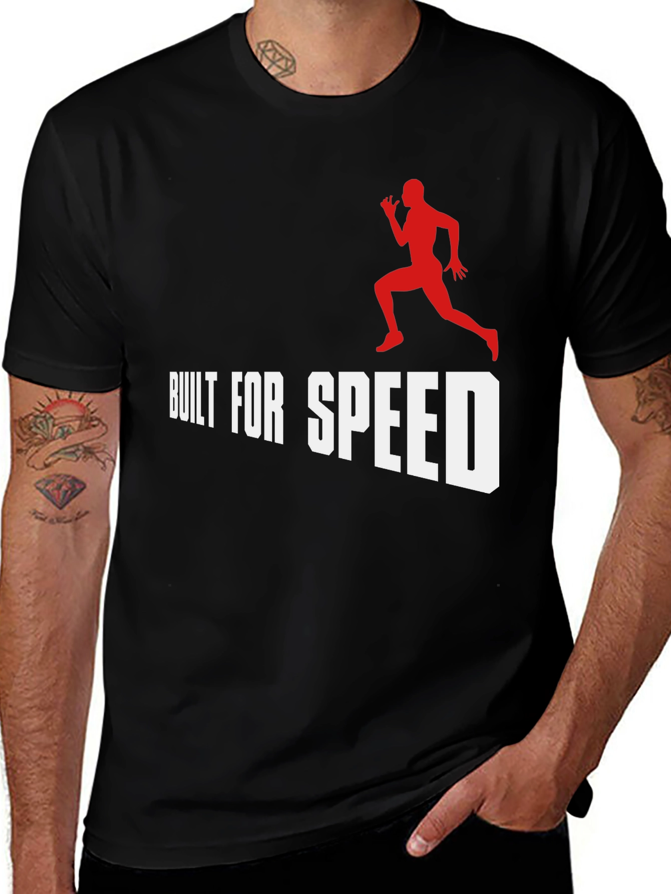 Built for Speed Black Graphic Tee