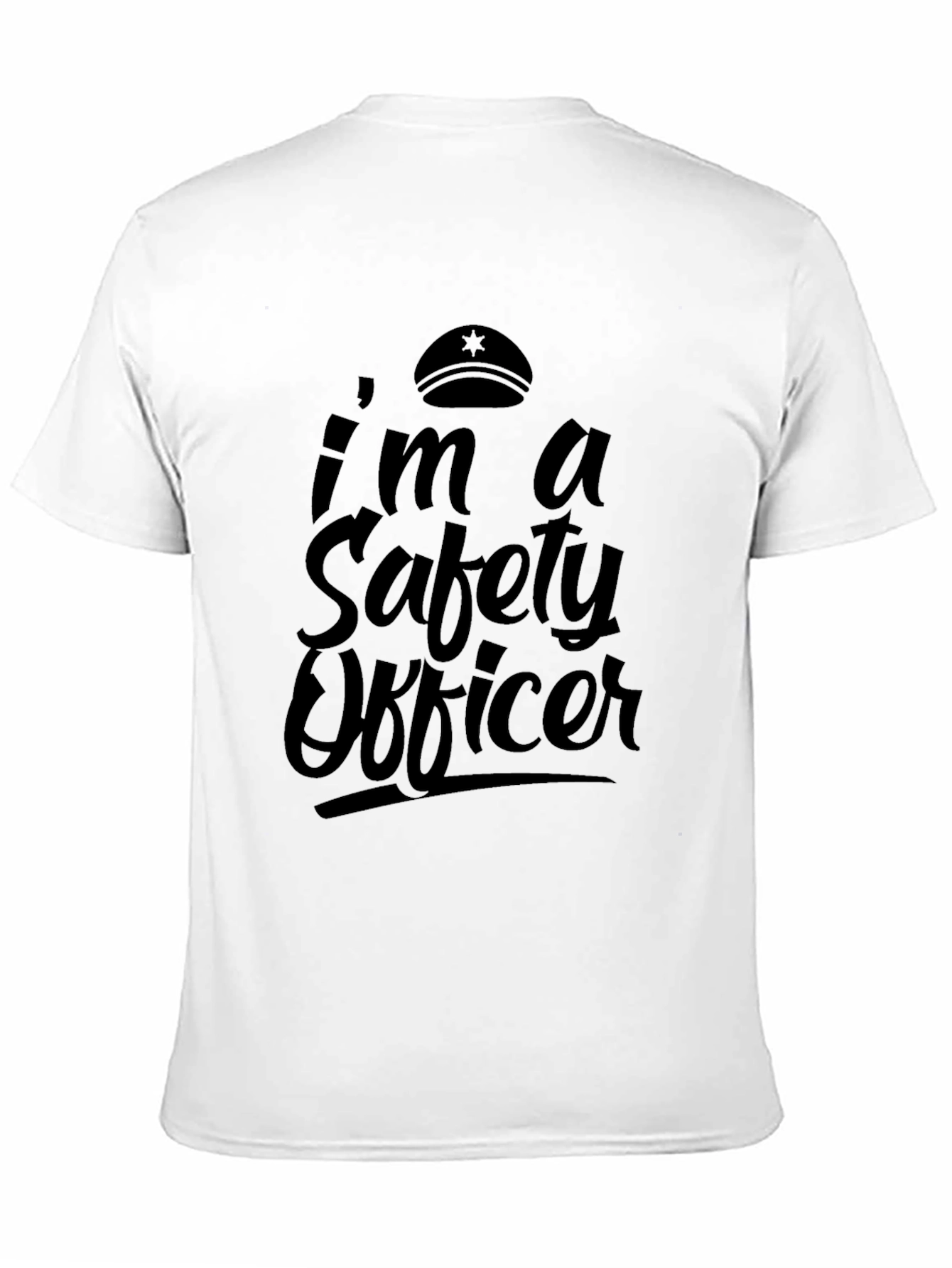 Safety Officer Graphic Tee - Mens Black T-Shirt