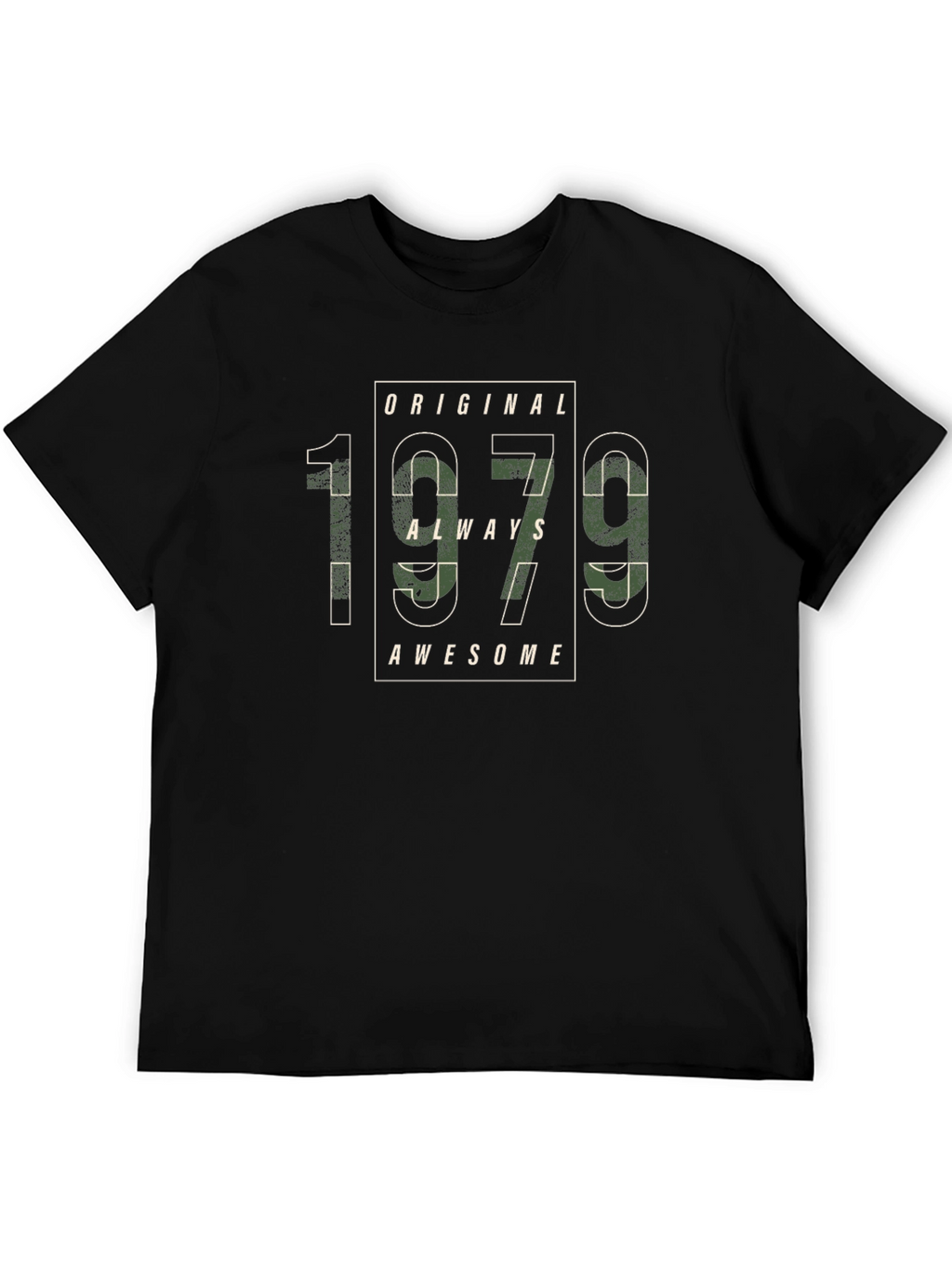 Original 1979 Always Awesome Black T-Shirt