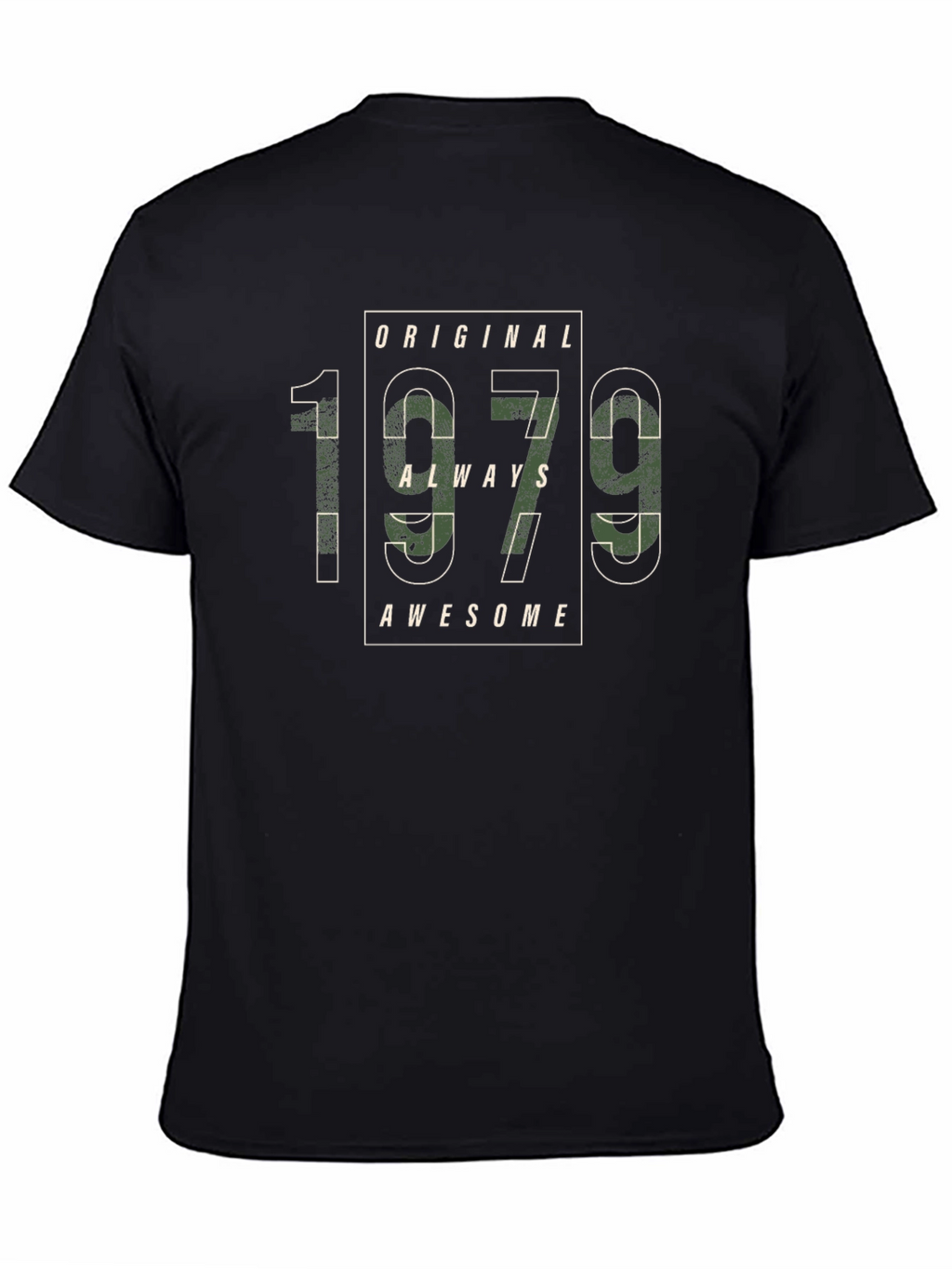 Original 1979 Always Awesome Black T-Shirt