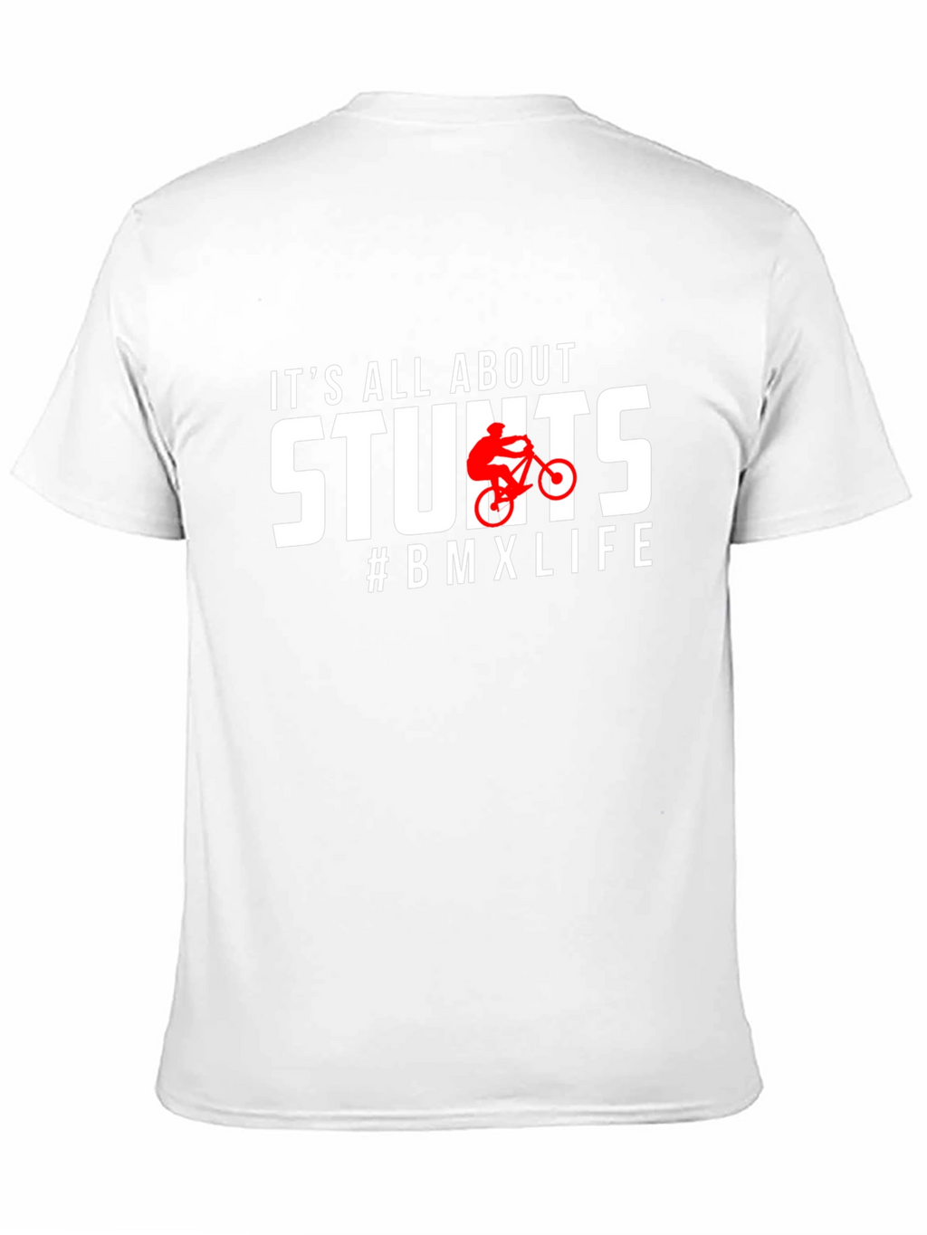 Stunts BMX Life Graphic Tee - Black Cotton