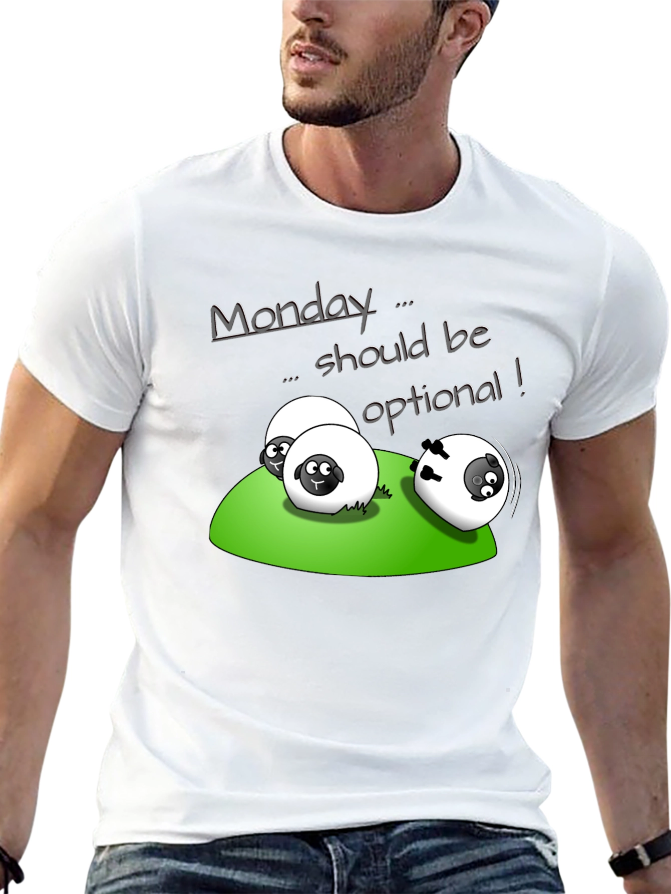 Funny Monday Sheep T-Shirt