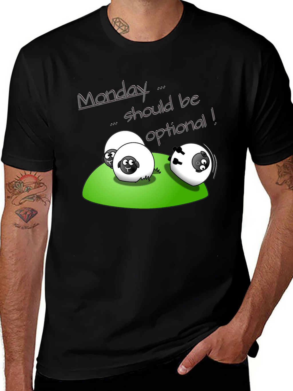 Funny Monday Sheep T-Shirt