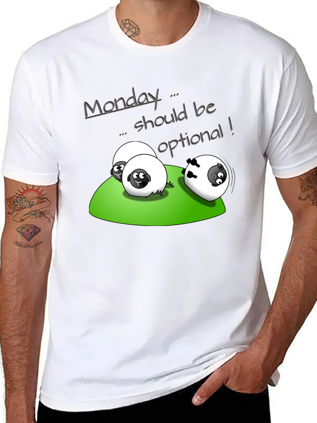Funny Monday Sheep T-Shirt