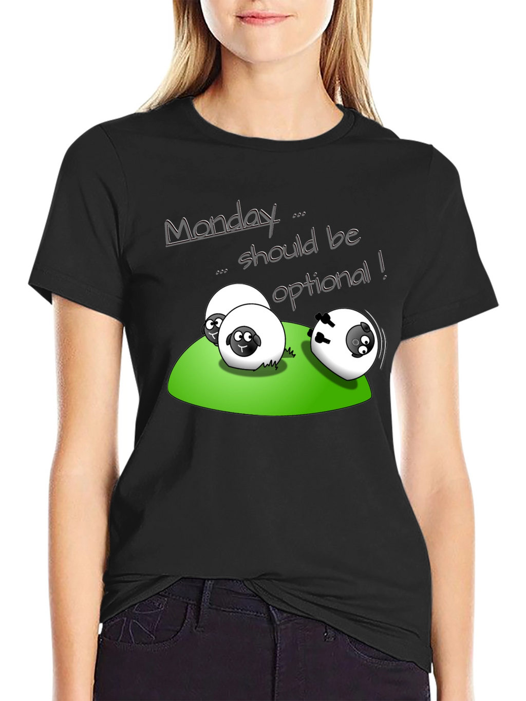 Funny Monday Sheep T-Shirt