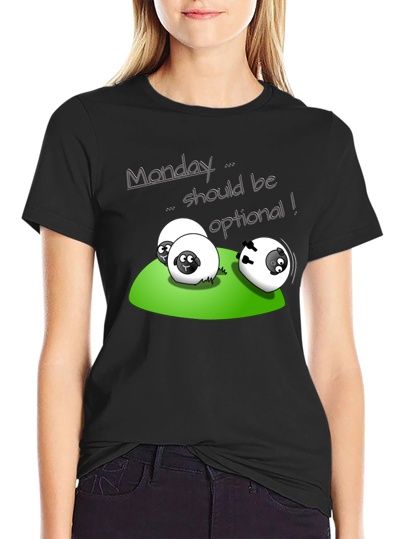 Funny Monday Sheep T-Shirt