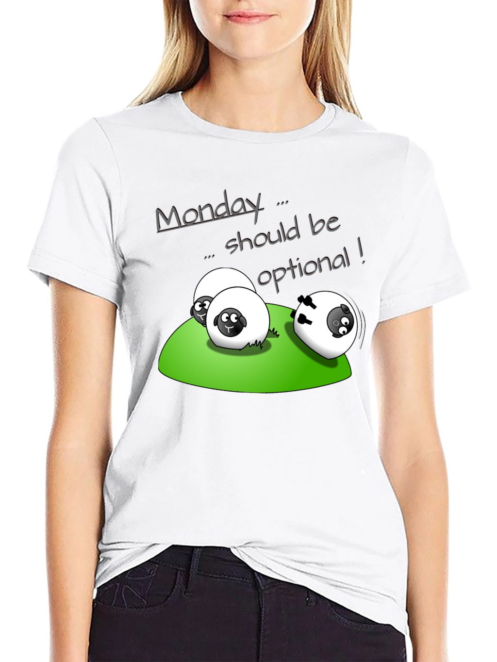 Funny Monday Sheep T-Shirt