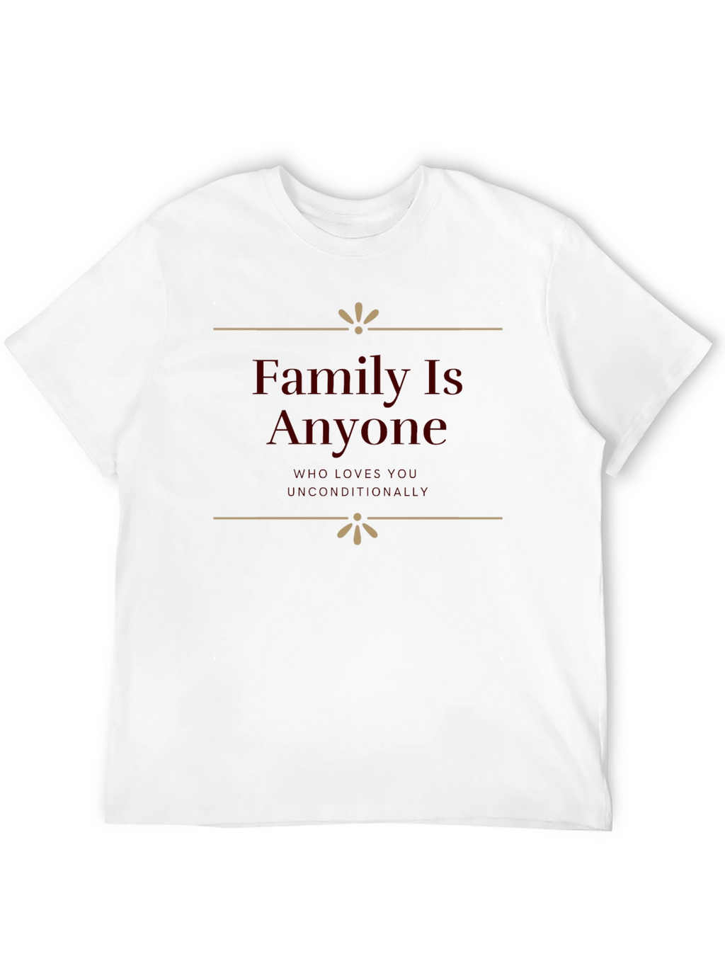 Family is Anyone T-Shirt - Black