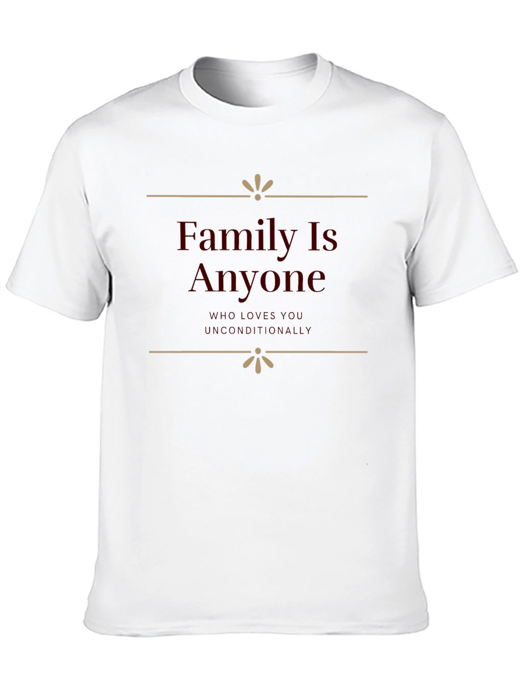Family is Anyone T-Shirt - Black
