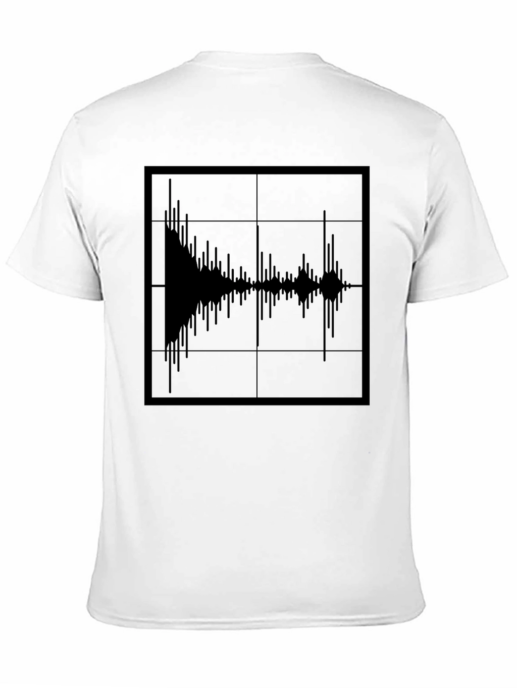 Sound Wave Graphic Tee - Modern Black T-Shirt