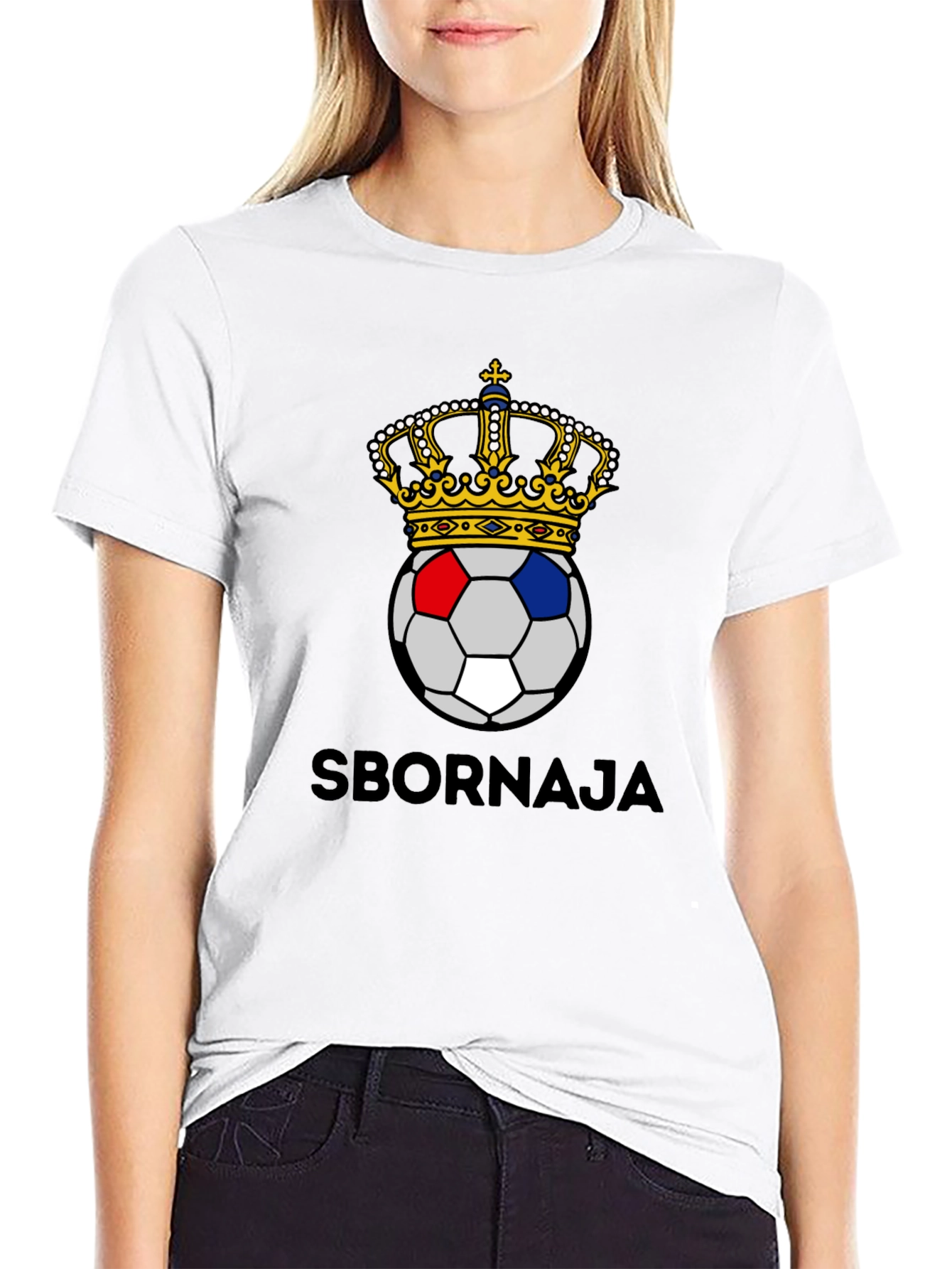 Sbornaja Soccer Crown Graphic T-Shirt