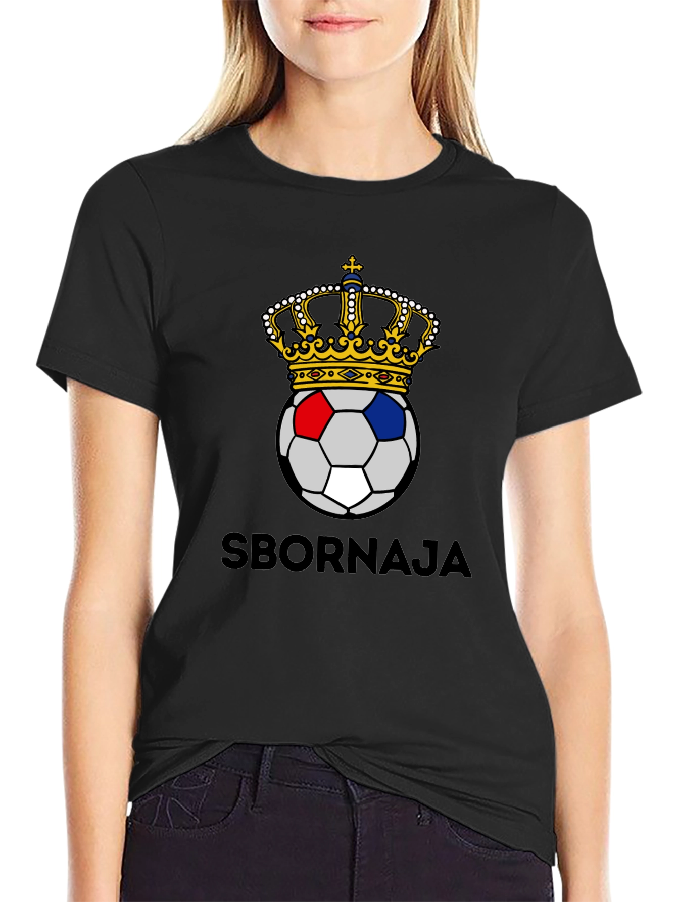Sbornaja Soccer Crown Graphic T-Shirt