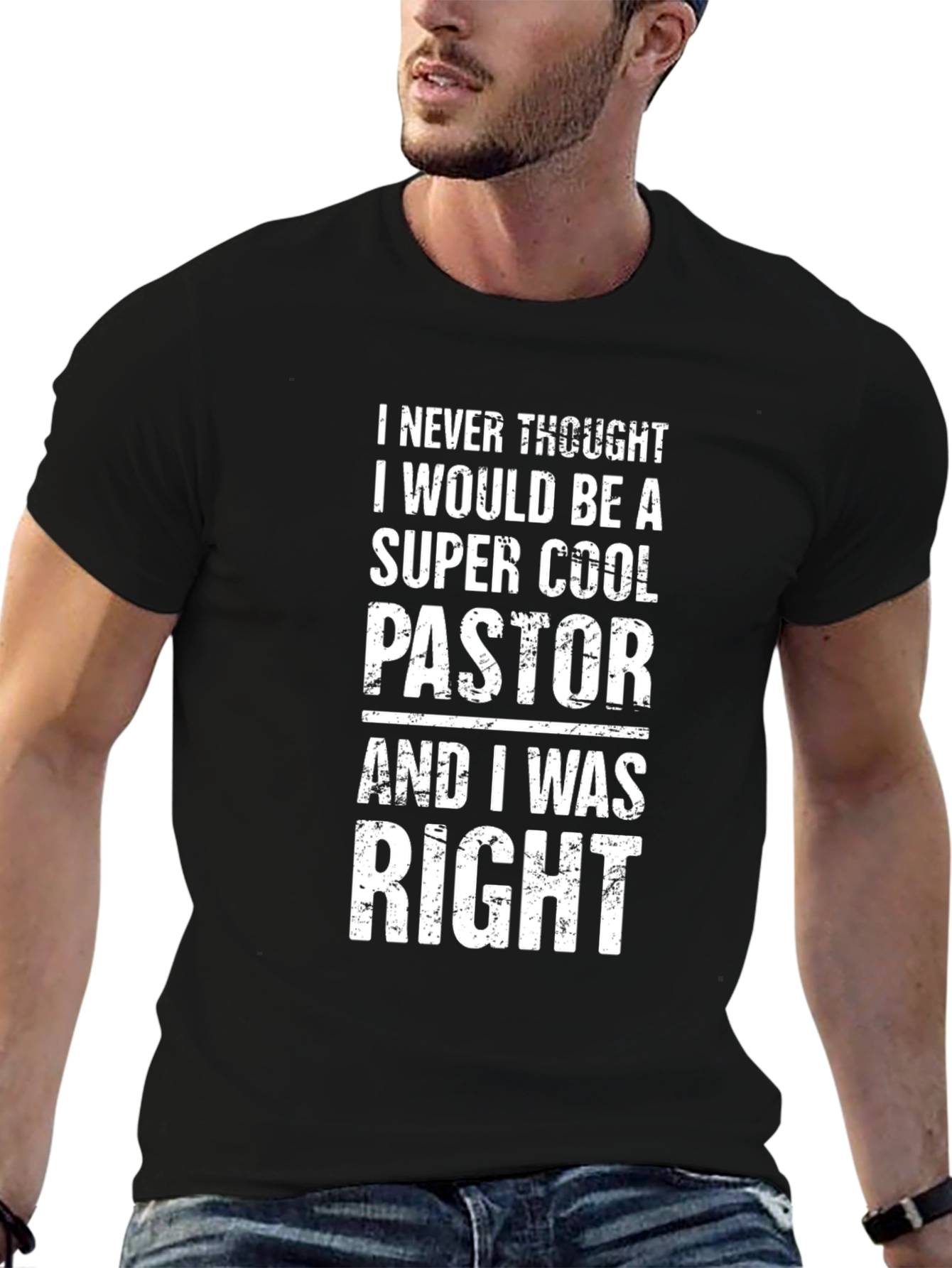 Super Cool Pastor Graphic T-Shirt