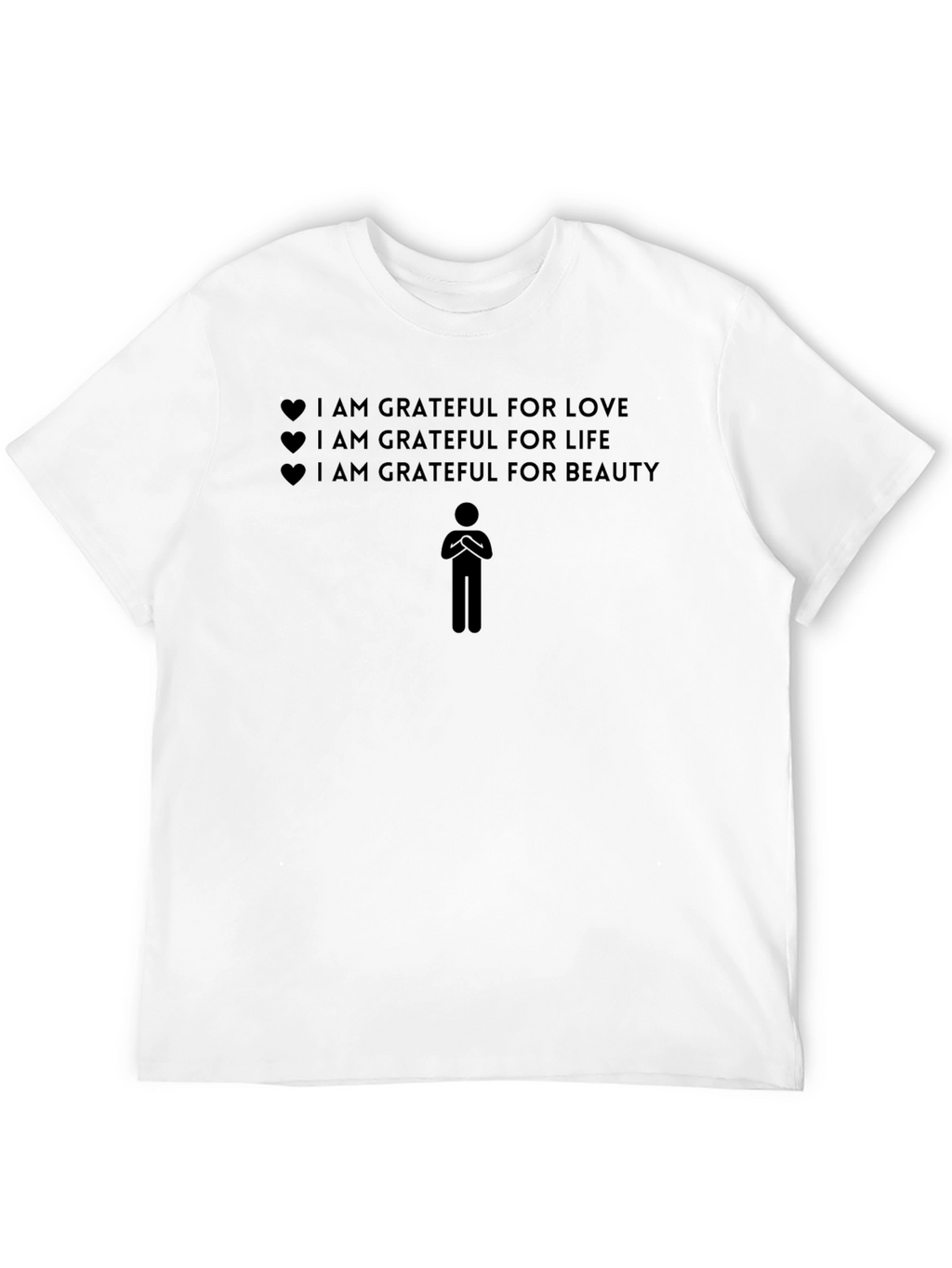 Grateful Heart T-Shirt - Love Life Beauty