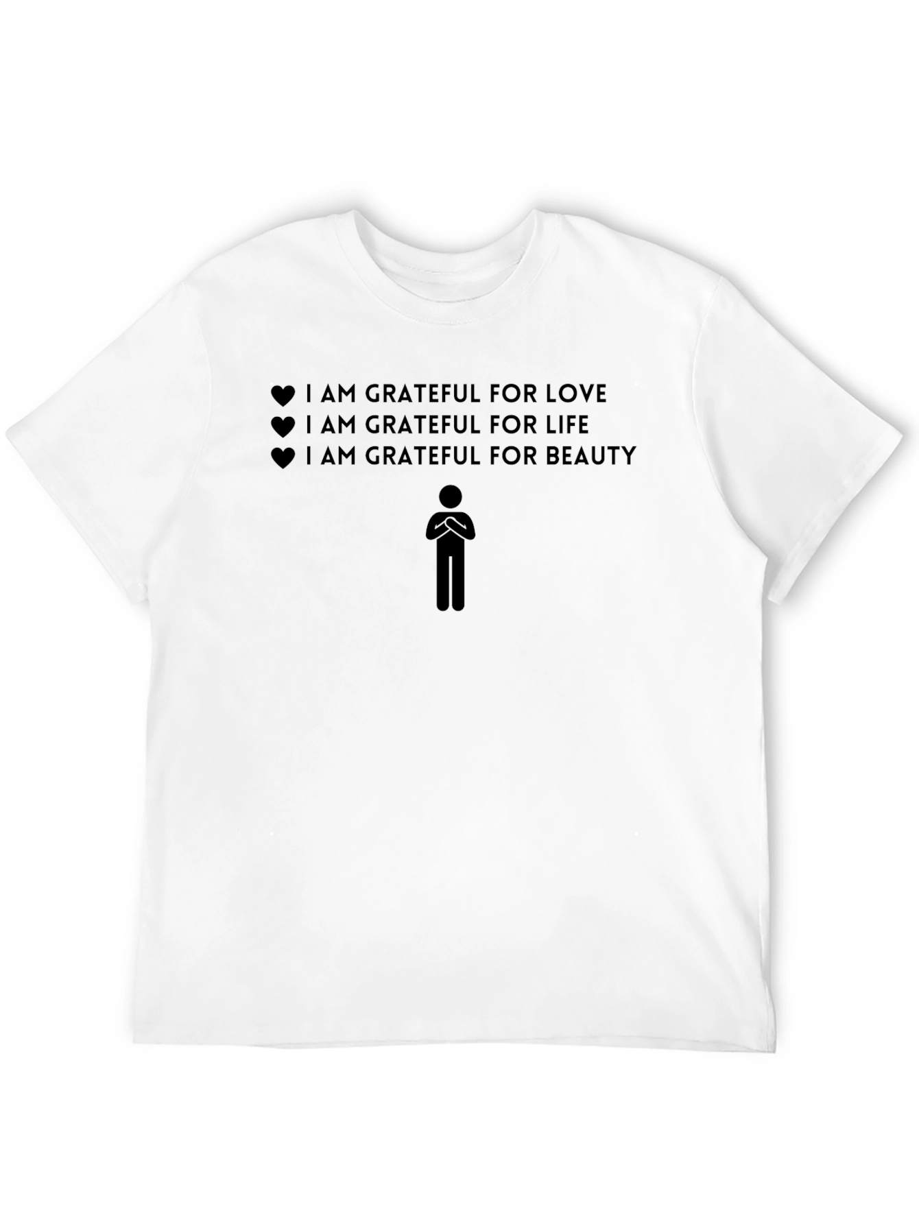 Grateful Heart T-Shirt - Love Life Beauty