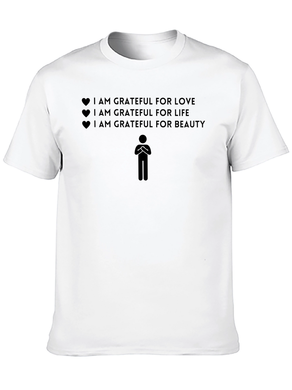 Grateful Heart T-Shirt - Love Life Beauty