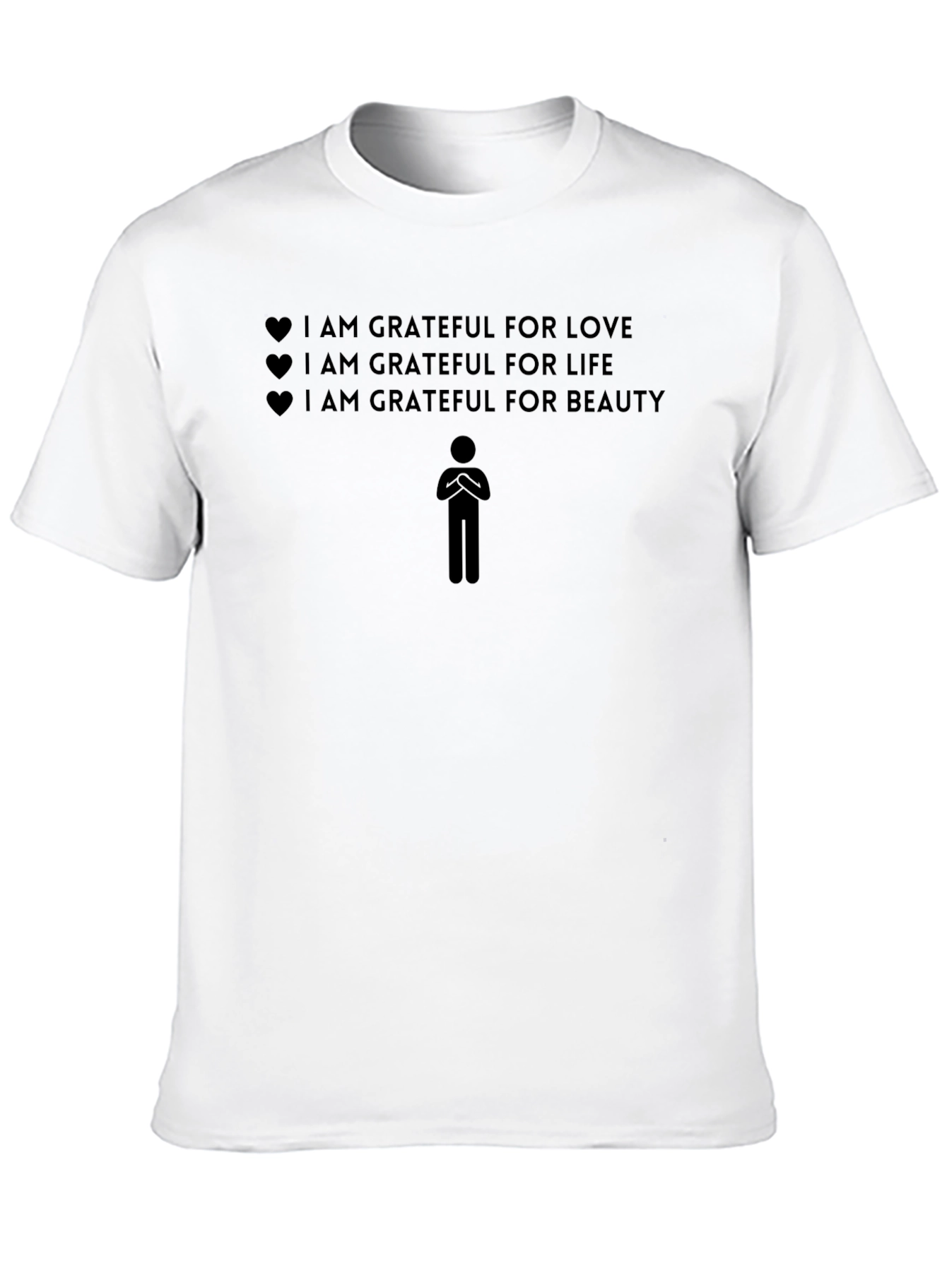 Grateful Heart T-Shirt - Love Life Beauty