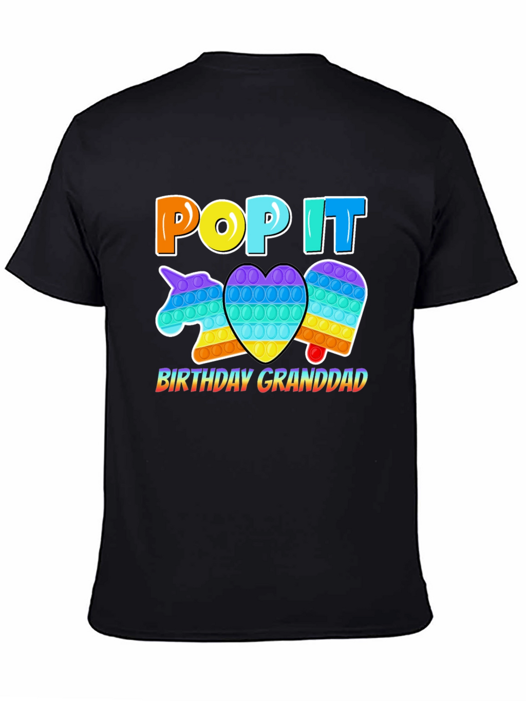 Pop It Birthday Granddad T-Shirt