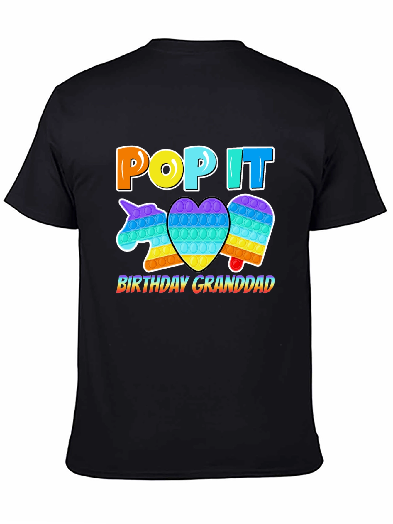 Pop It Birthday Granddad T-Shirt