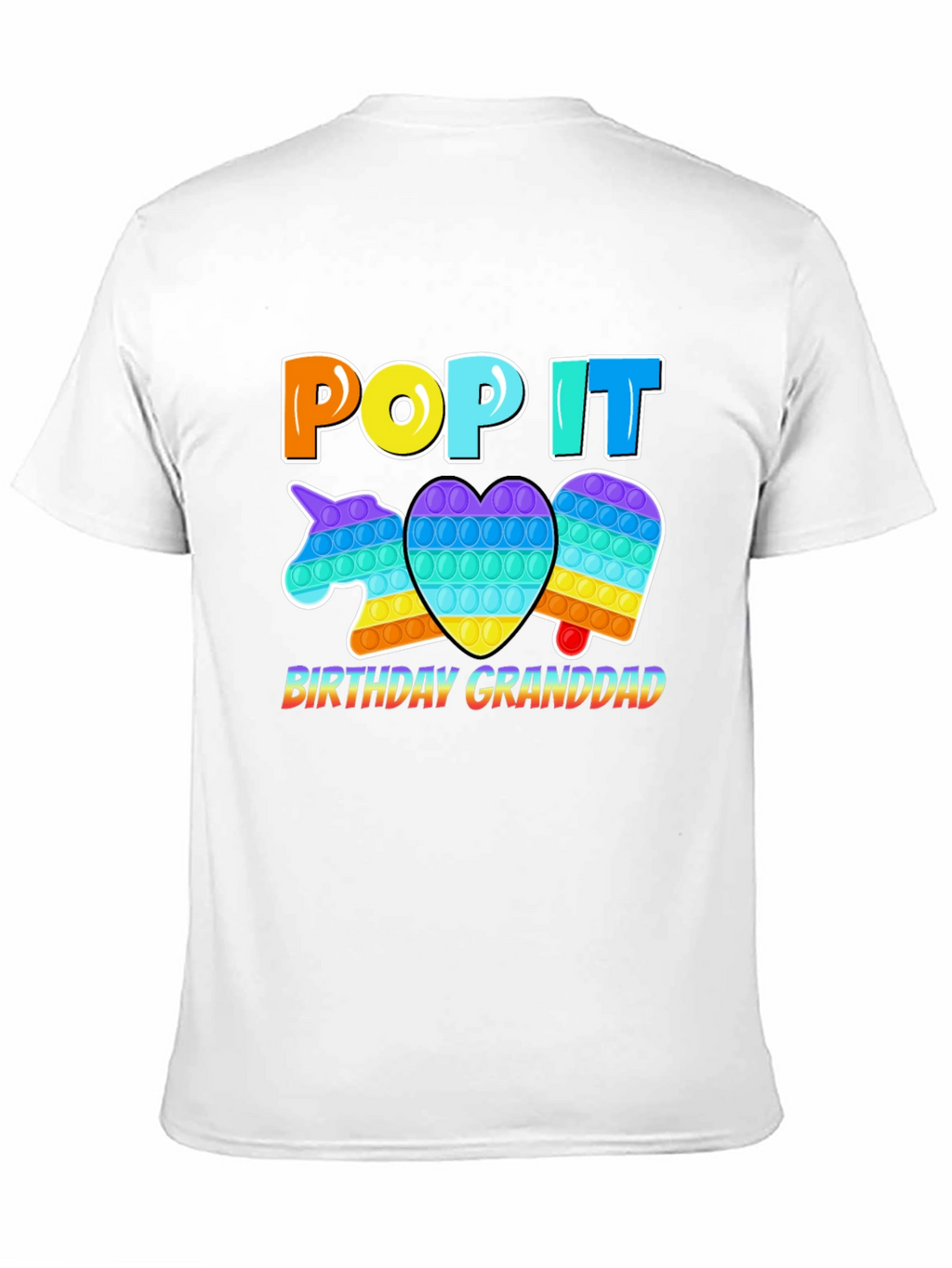 Pop It Birthday Granddad T-Shirt
