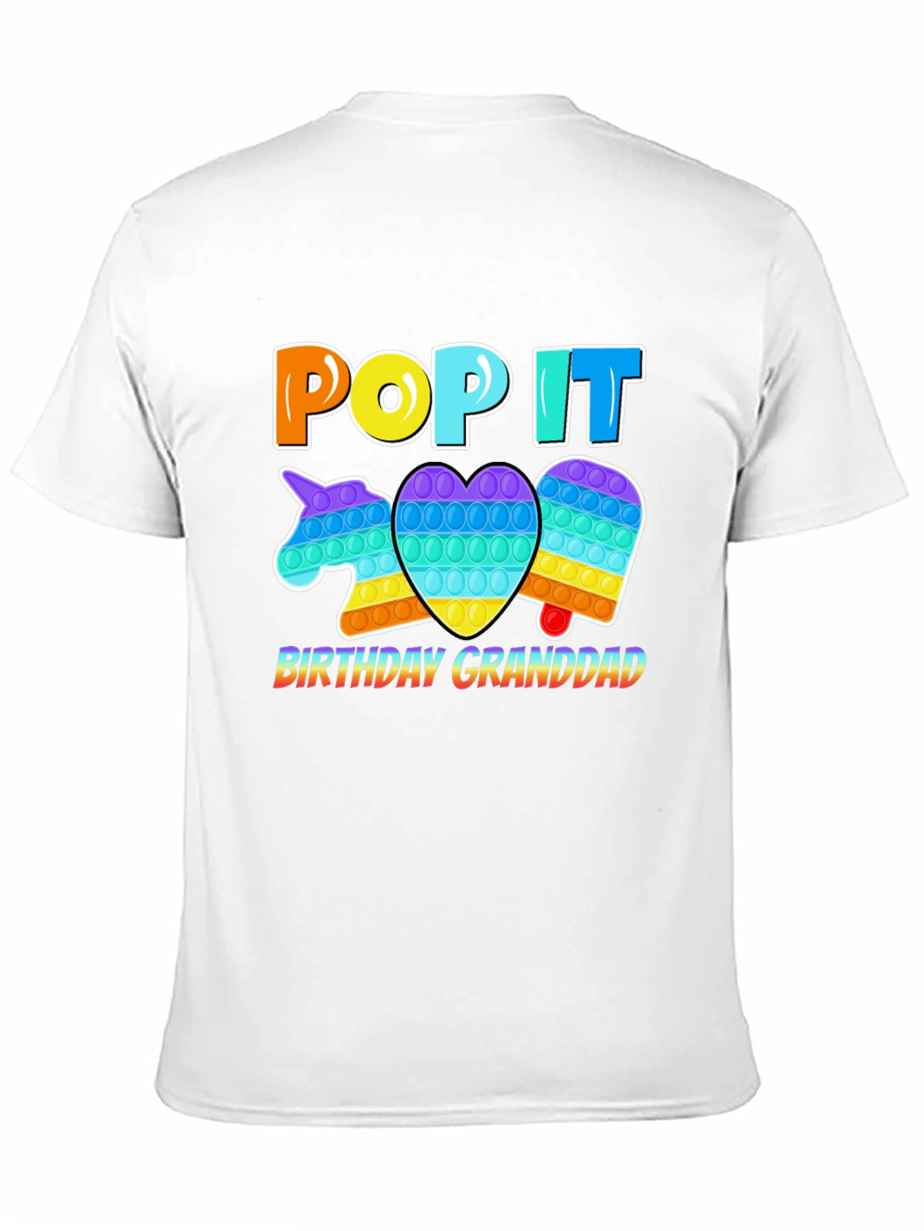 Pop It Birthday Granddad T-Shirt