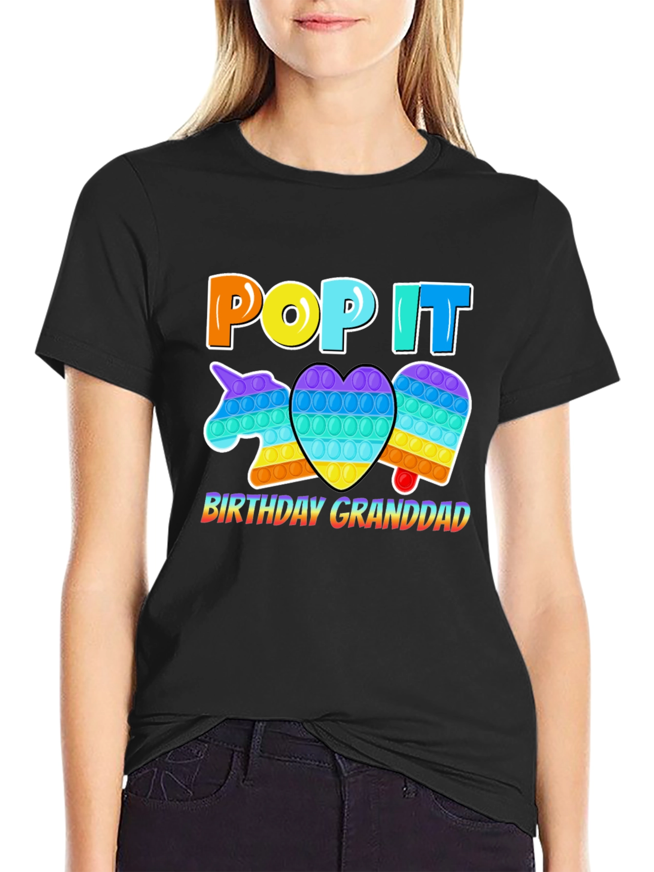Pop It Birthday Granddad T-Shirt