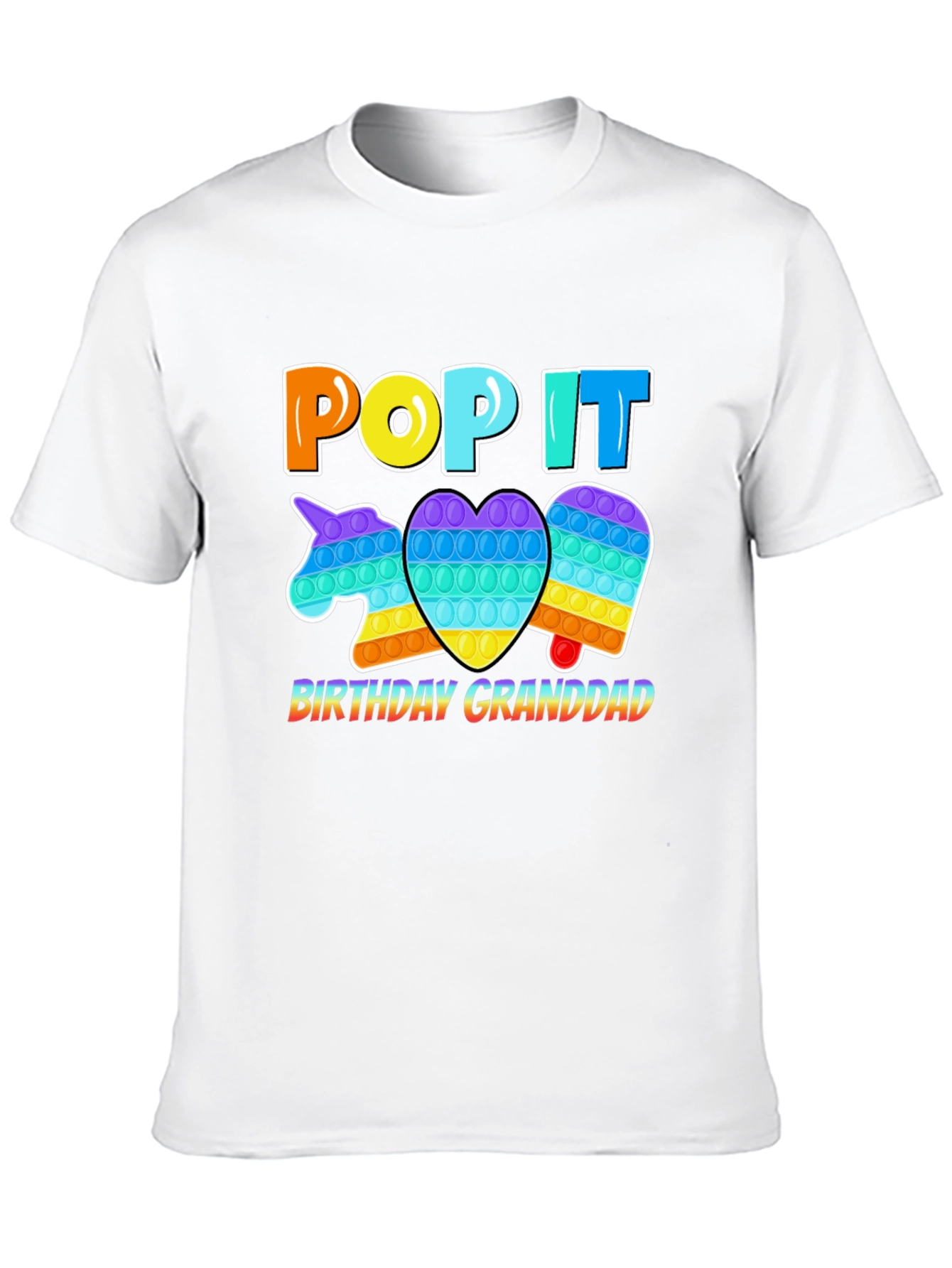 Pop It Birthday Granddad T-Shirt