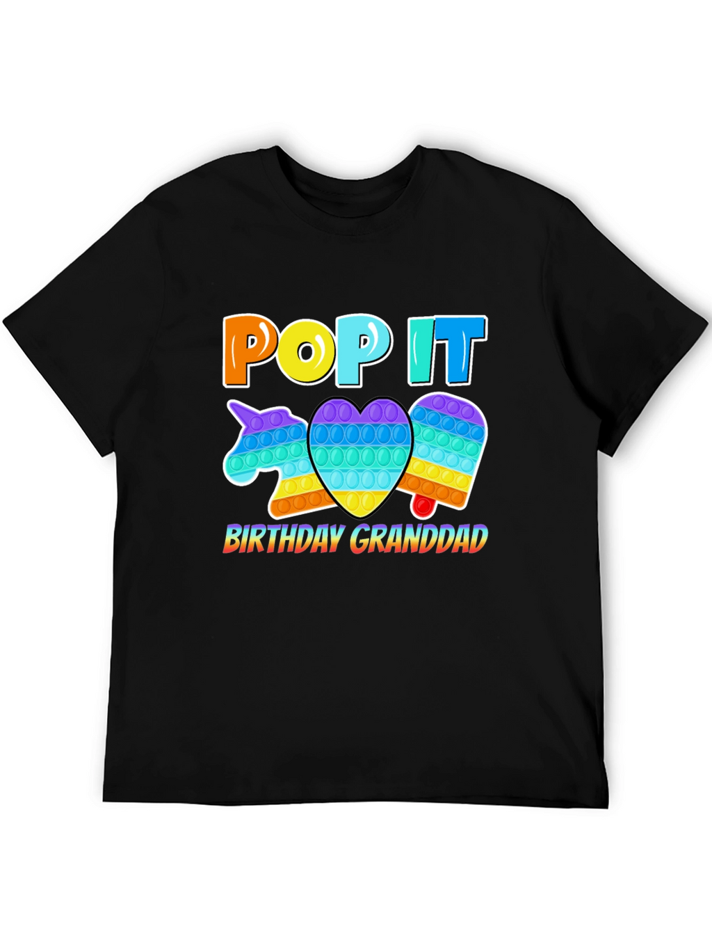 Pop It Birthday Granddad T-Shirt