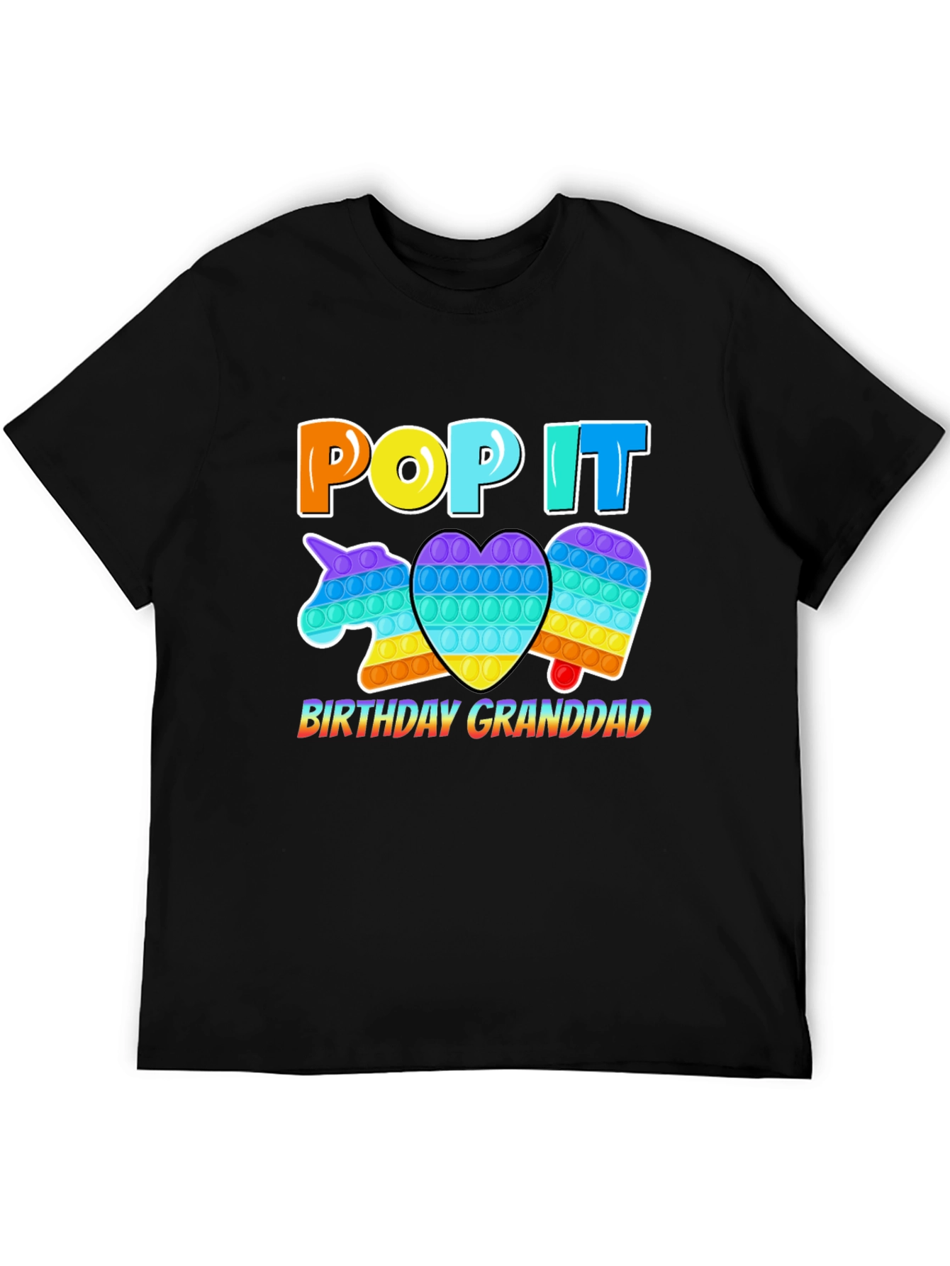 Pop It Birthday Granddad T-Shirt