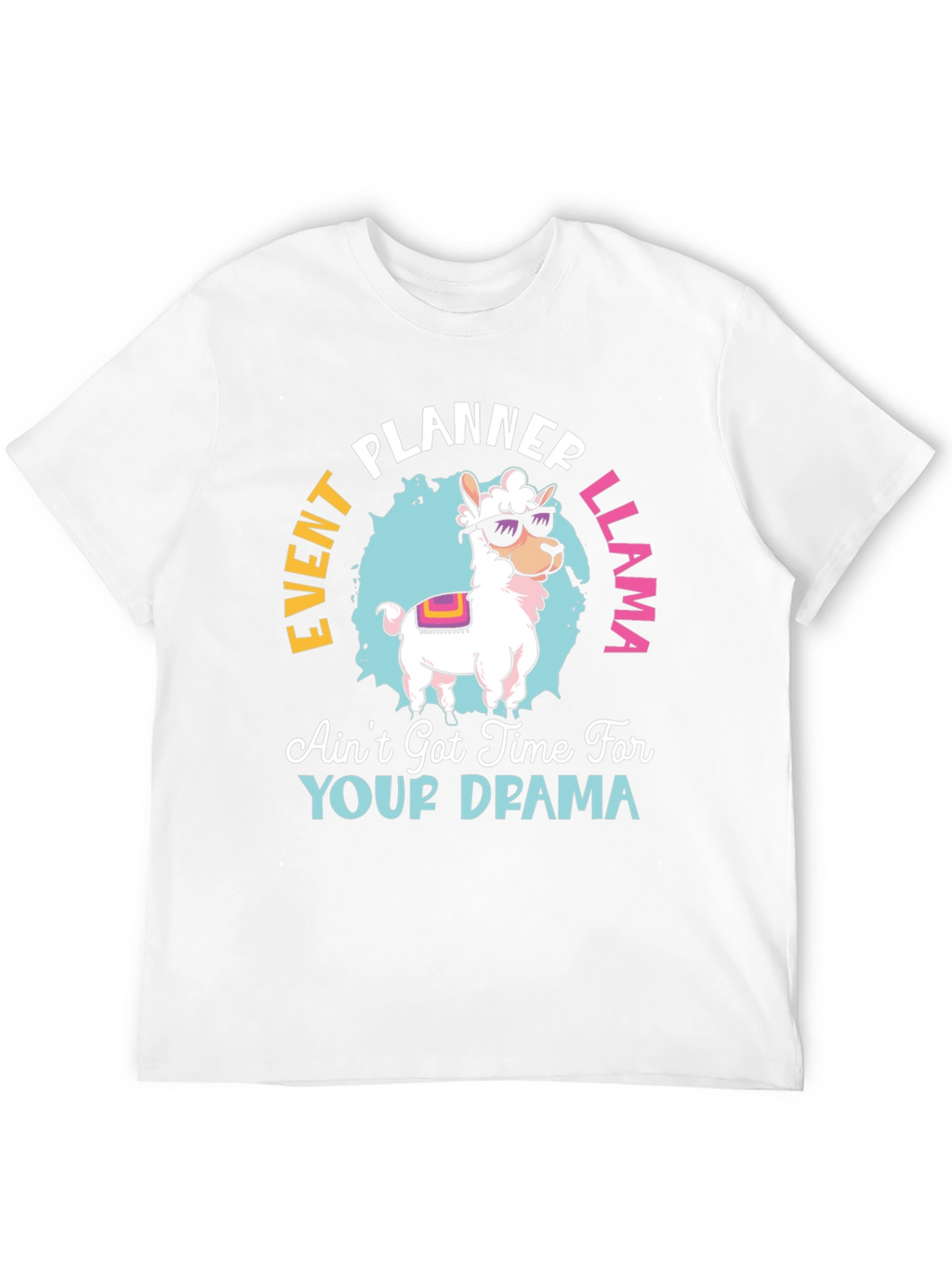 Event Planner Llama T-Shirt Funny Graphic Tee