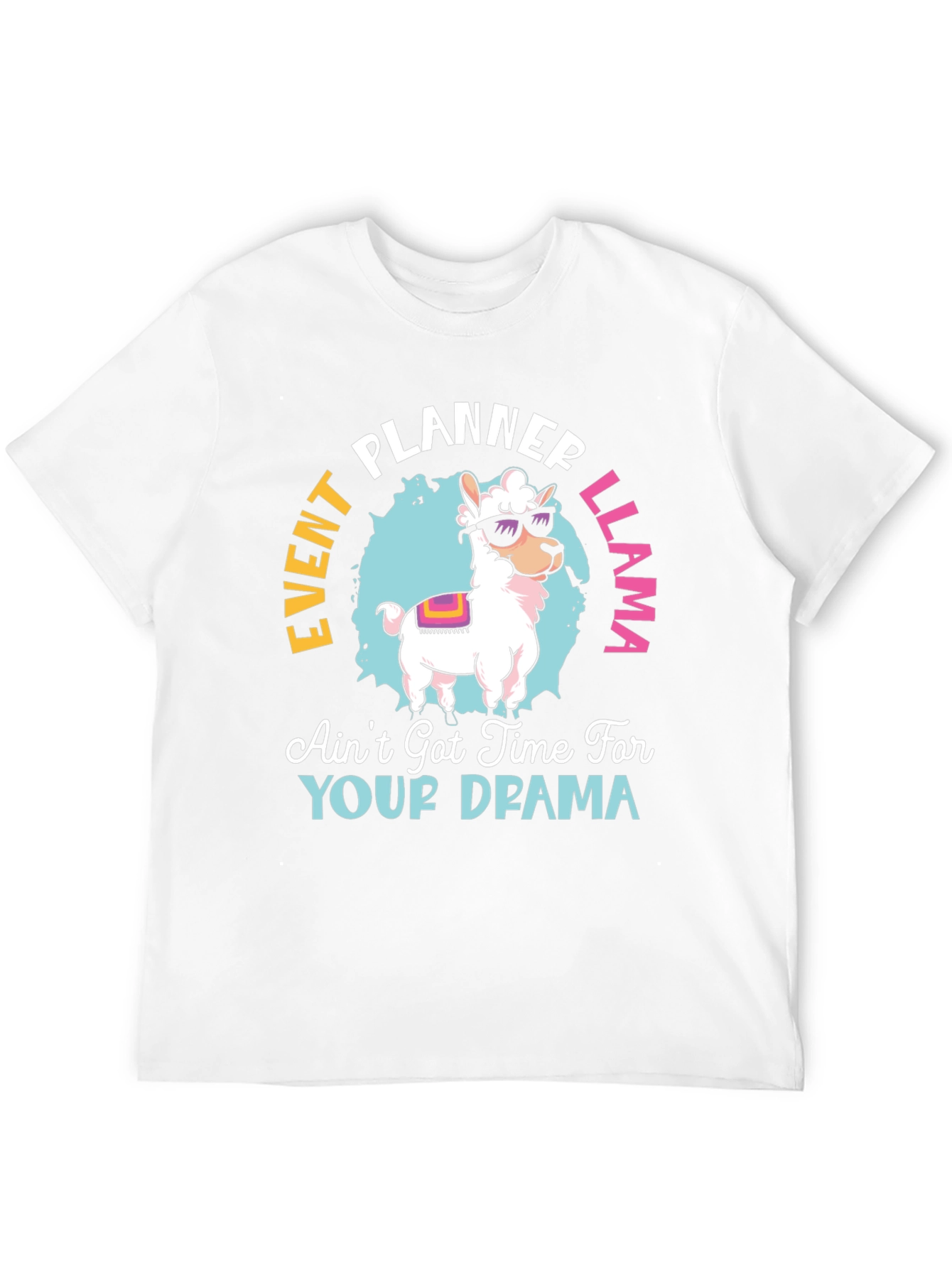 Event Planner Llama T-Shirt Funny Graphic Tee