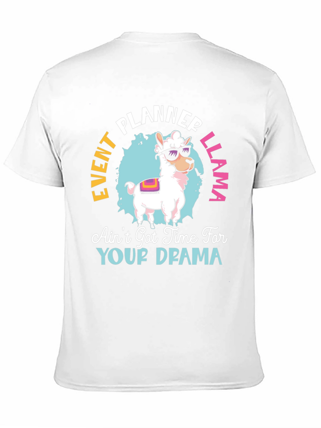 Event Planner Llama T-Shirt Funny Graphic Tee
