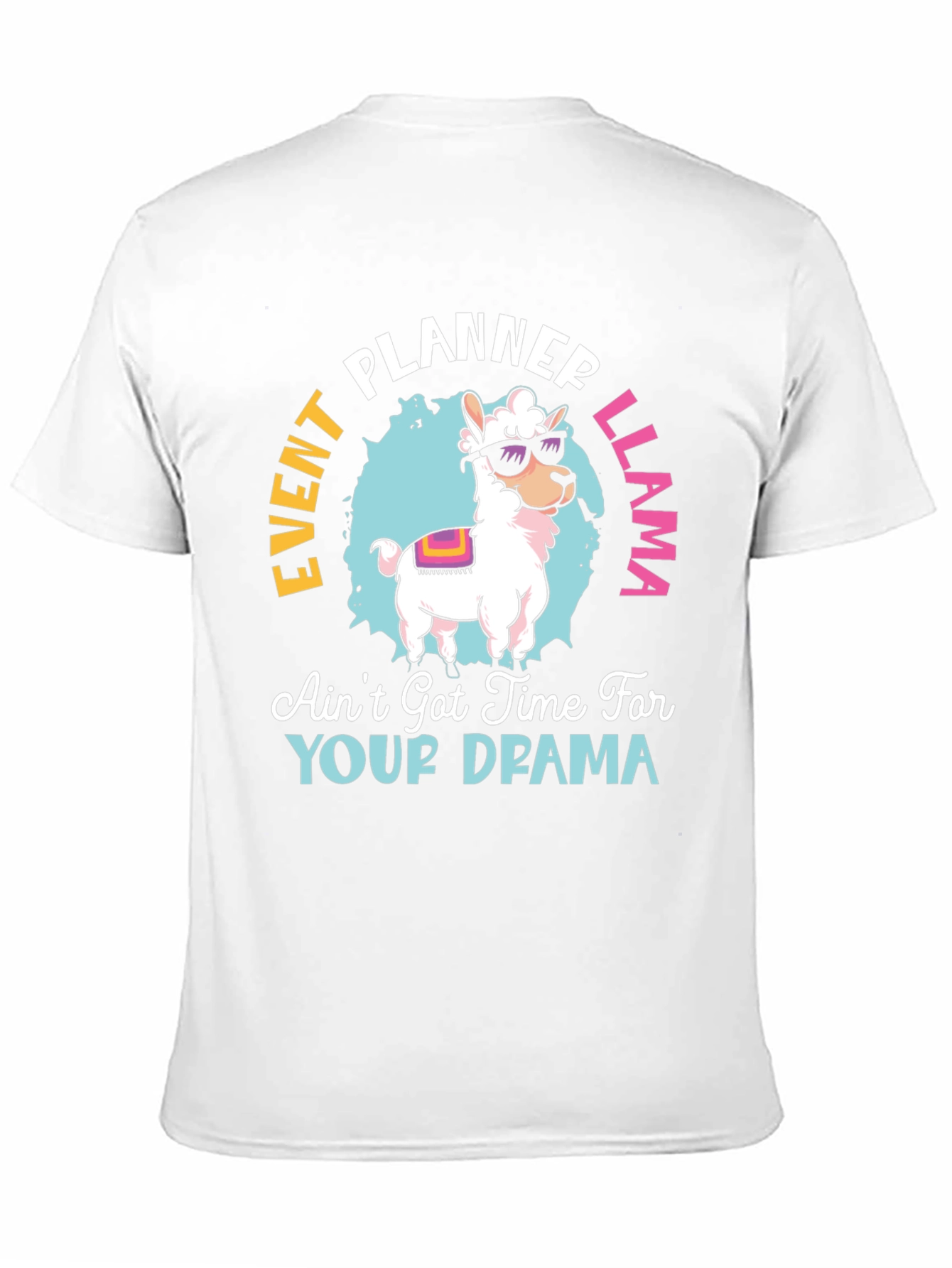 Event Planner Llama T-Shirt Funny Graphic Tee