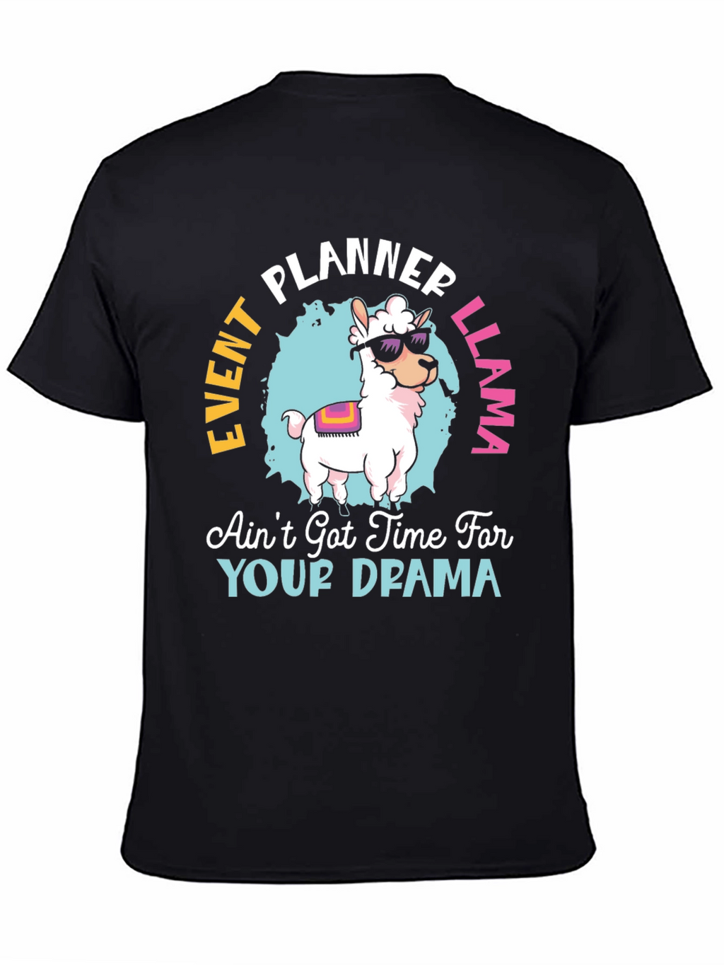 Event Planner Llama T-Shirt Funny Graphic Tee