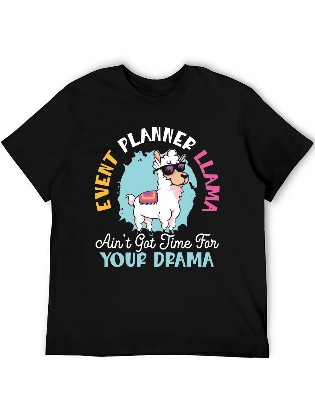 Event Planner Llama T-Shirt Funny Graphic Tee