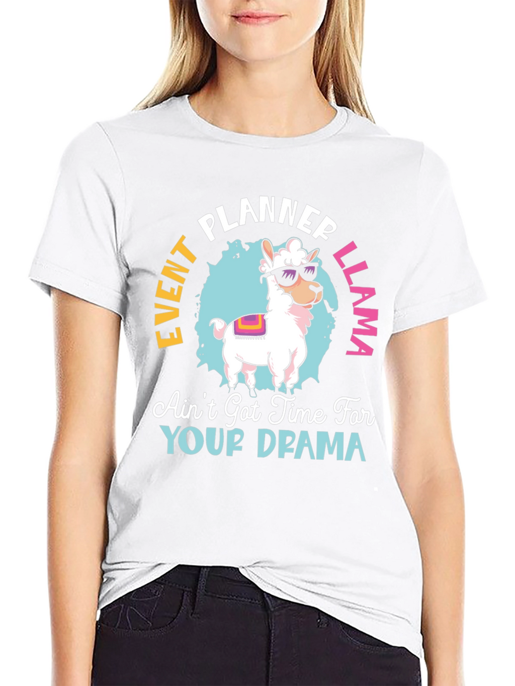 Event Planner Llama T-Shirt Funny Graphic Tee