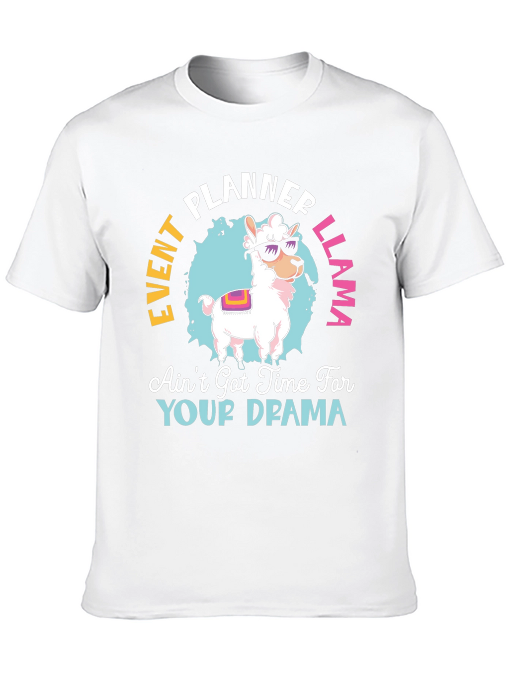 Event Planner Llama T-Shirt Funny Graphic Tee