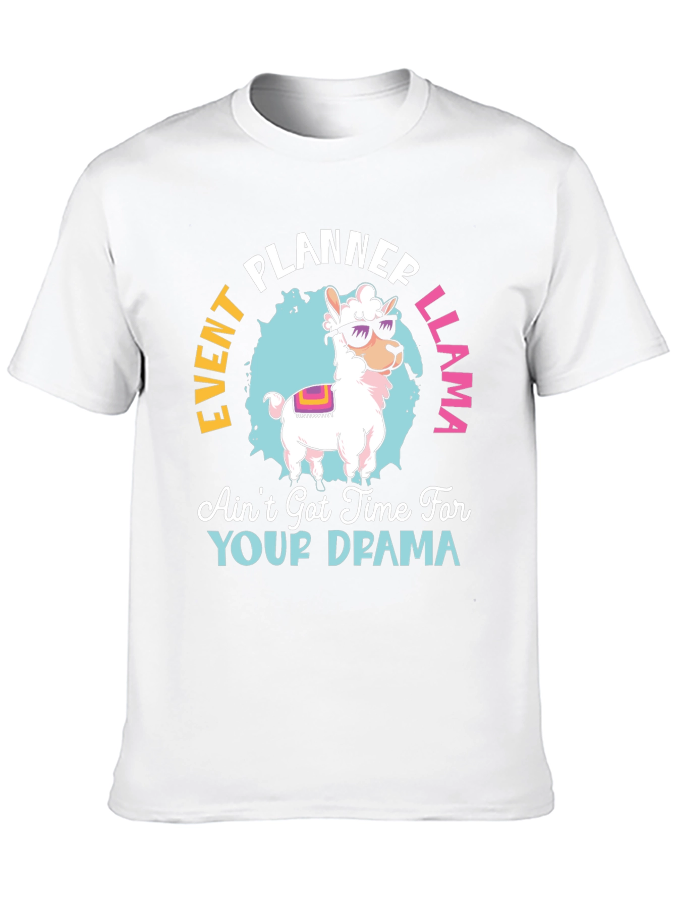 Event Planner Llama T-Shirt Funny Graphic Tee