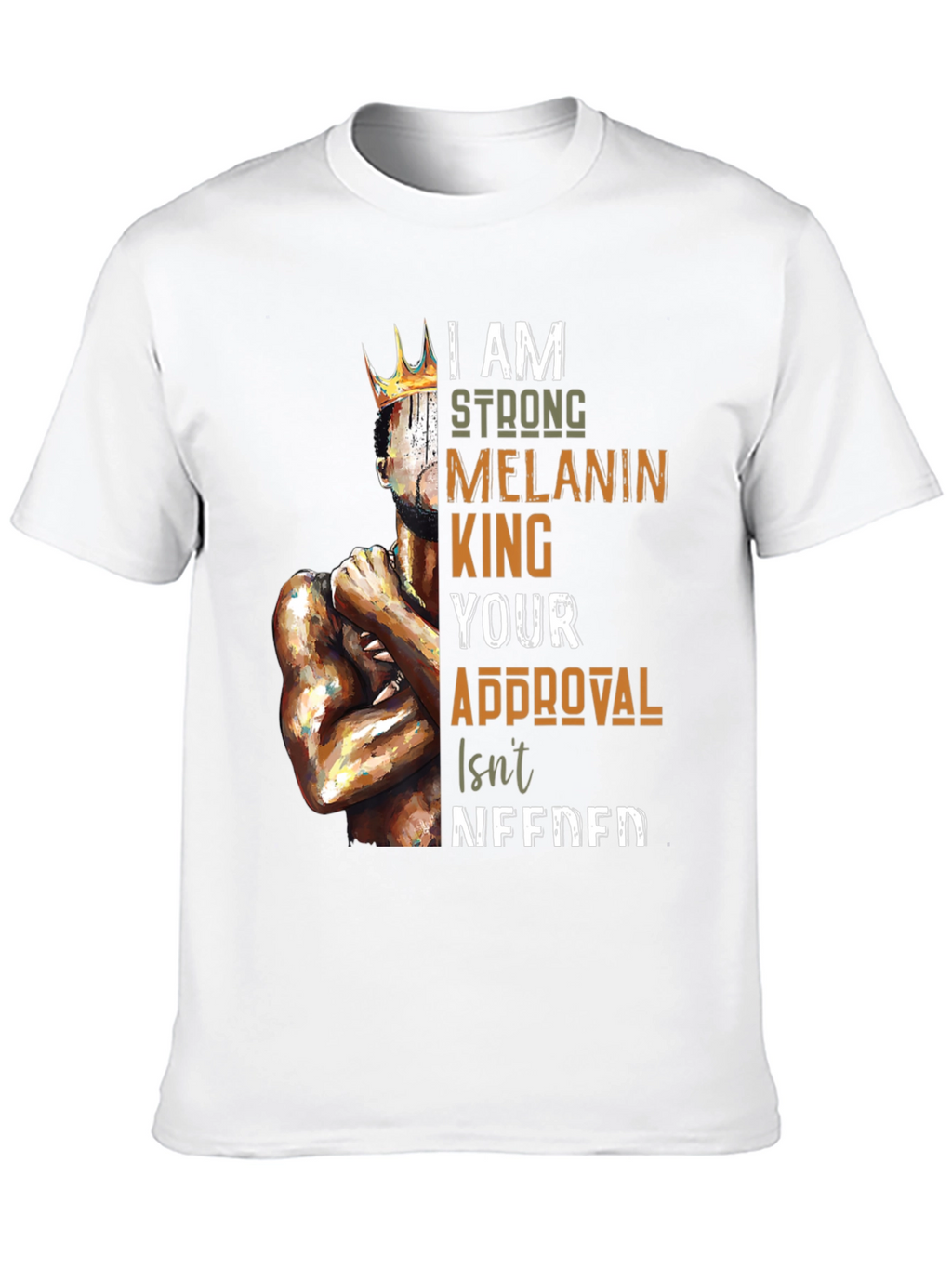 Melanin King T-Shirt - Strong and Proud