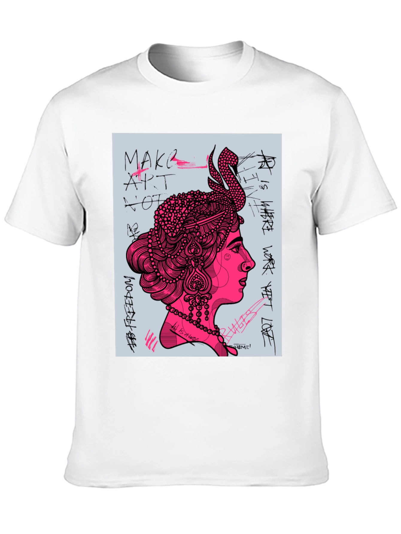 Artsy Graphic Print Tee